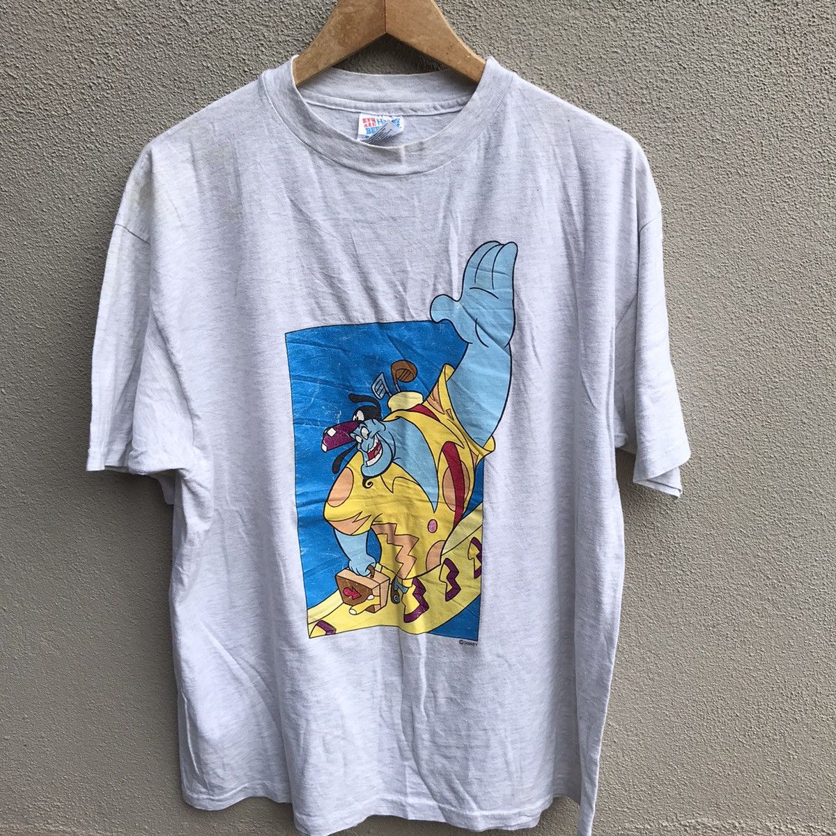 Disney Vintage 90s ALADDIN Gene tee movie cartoons Size US XL / EU 56 / 4 - 2 Thumbnail