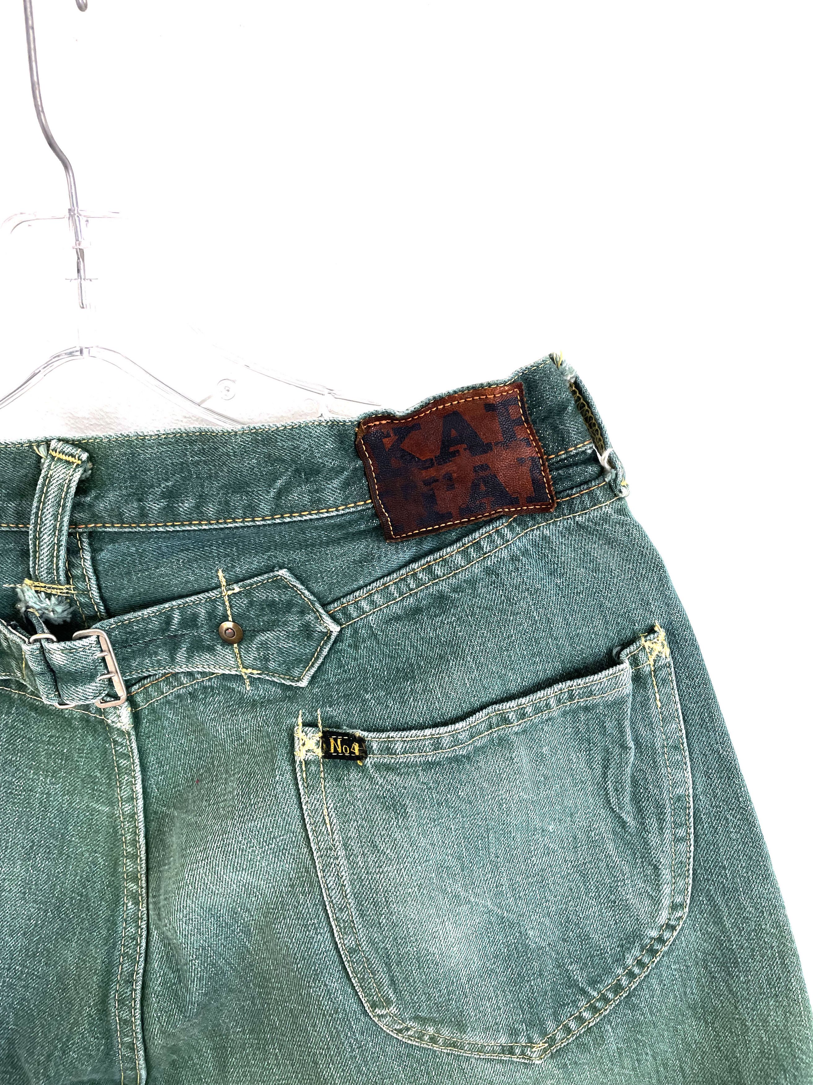Kapital No. 4 Green Denim Size US 30 / EU 46 - 6 Thumbnail