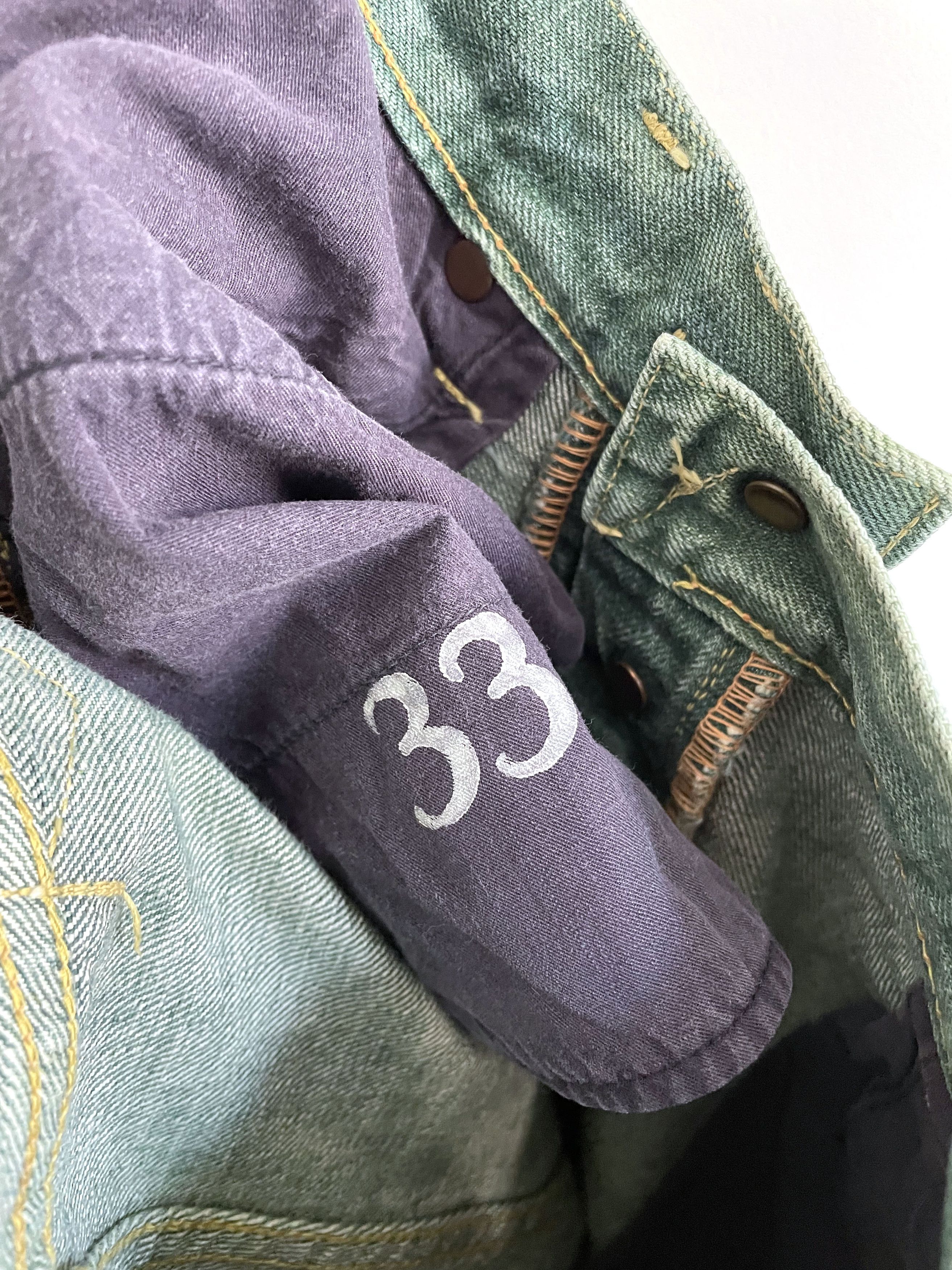 Kapital No. 4 Green Denim Size US 30 / EU 46 - 4 Thumbnail