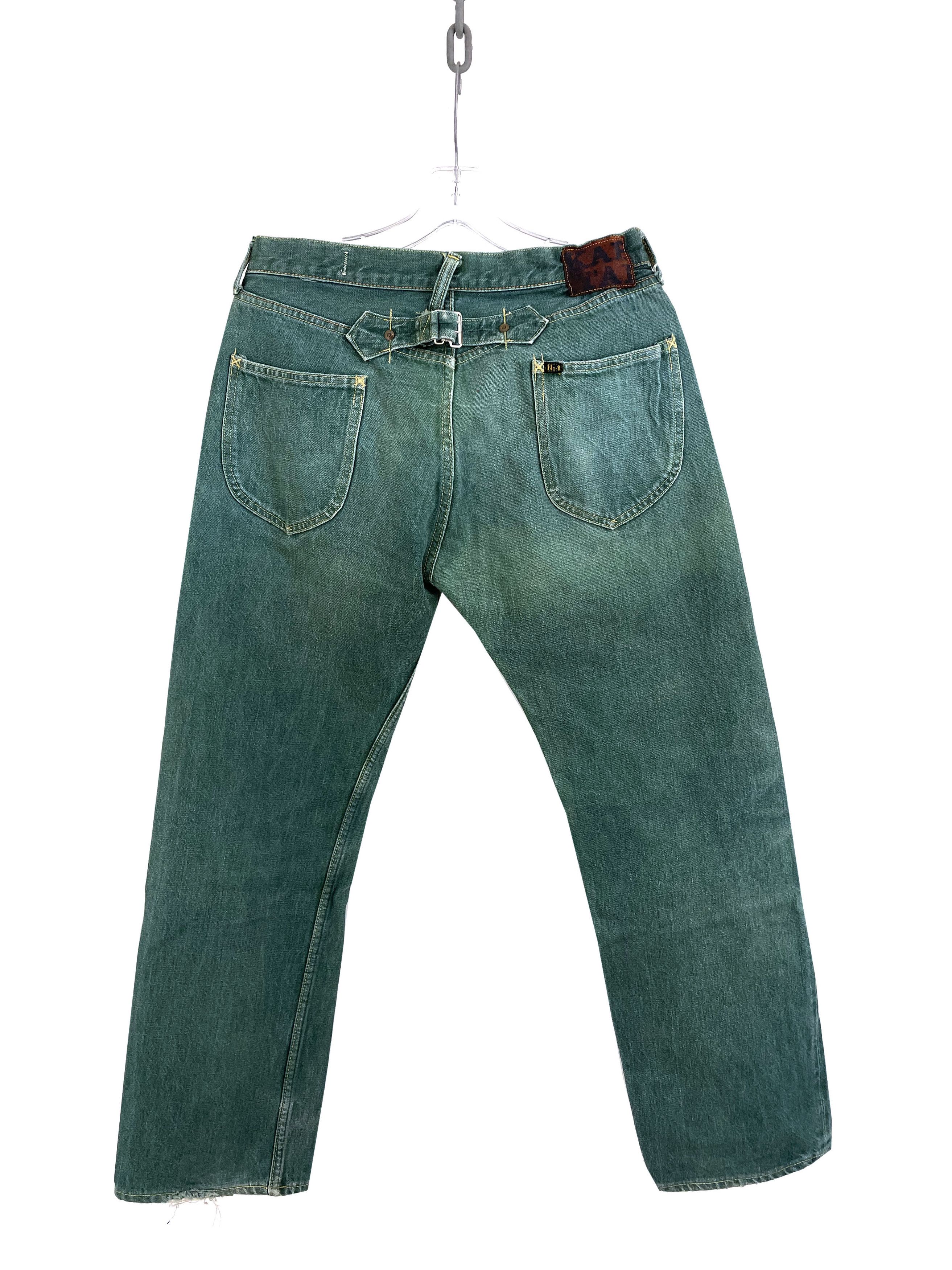Kapital No. 4 Green Denim Size US 30 / EU 46 - 5 Thumbnail