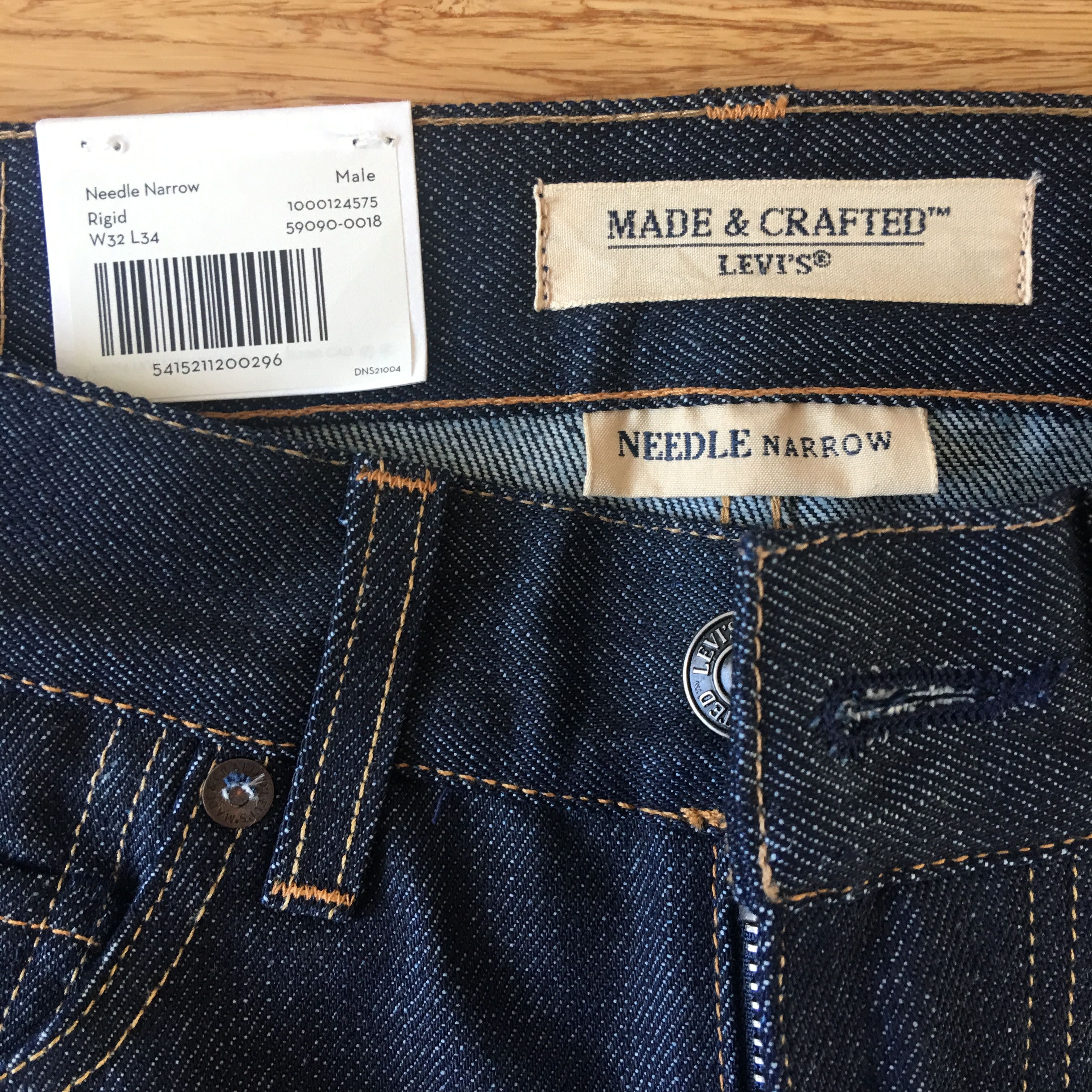 Levi's made and crafted needle narrow sale