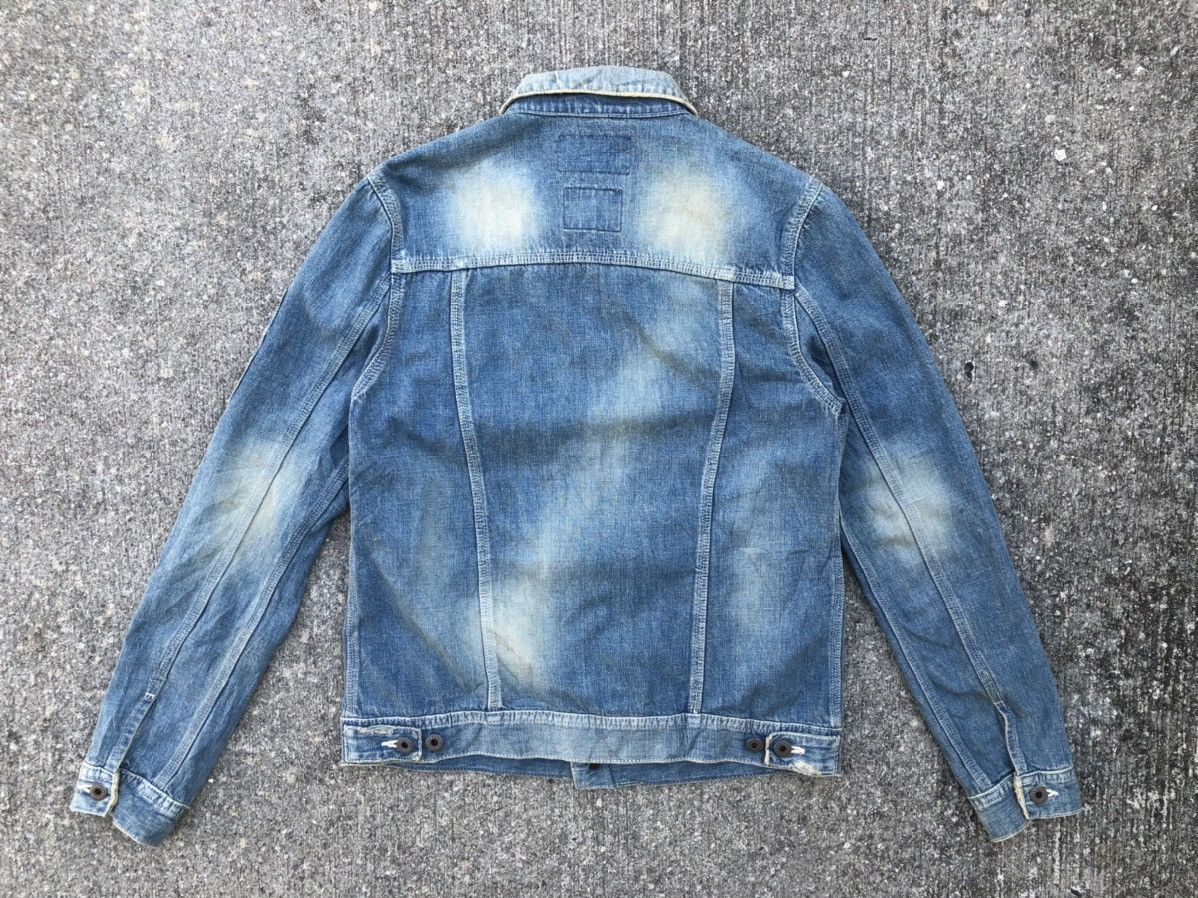 Big John Big John X Grime Effect Used Look Distressed Denim Jacket Size US M / EU 48-50 / 2 - 2 Thumbnail
