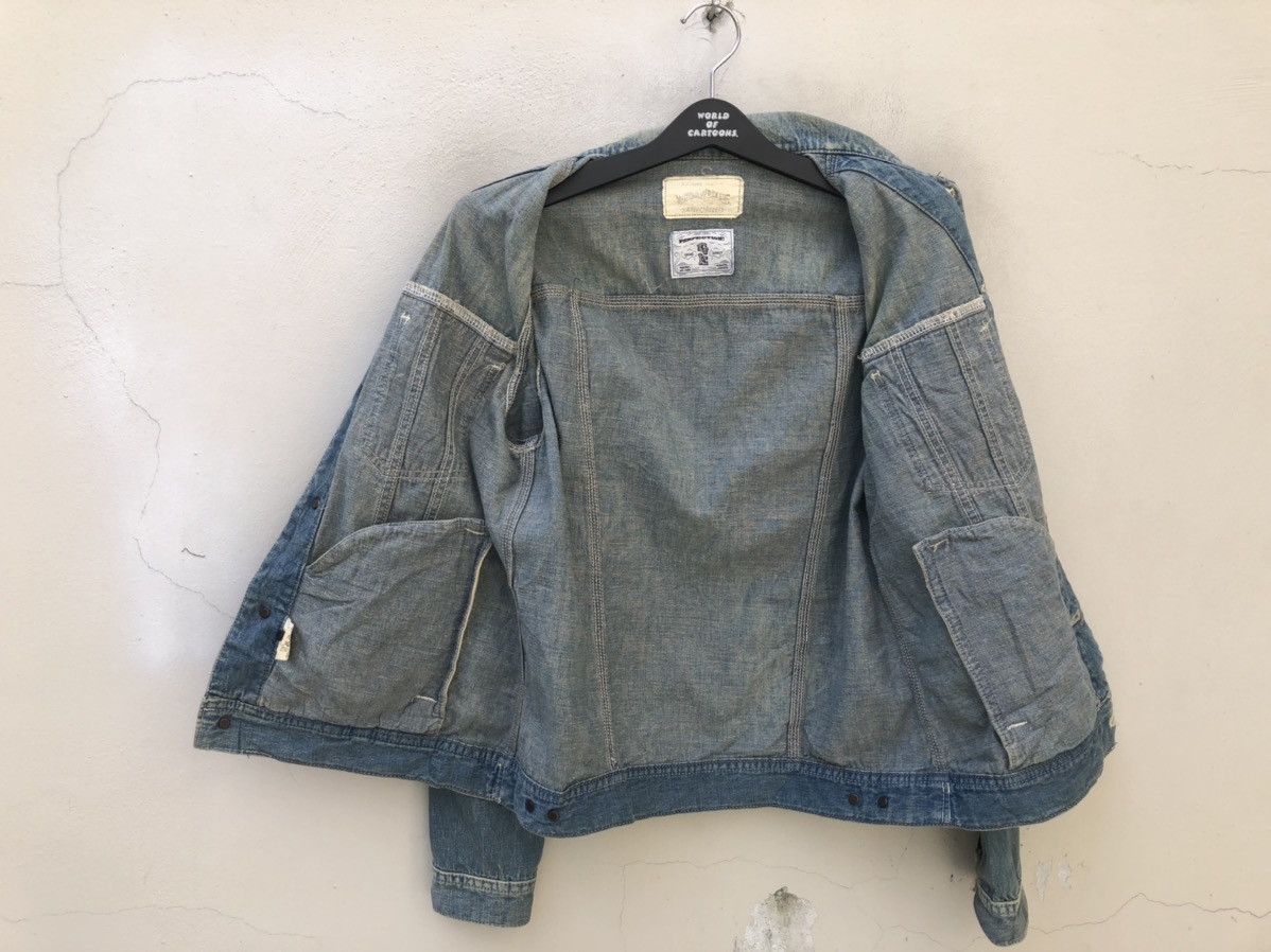Big John Big John X Grime Effect Used Look Distressed Denim Jacket Size US M / EU 48-50 / 2 - 13 Thumbnail
