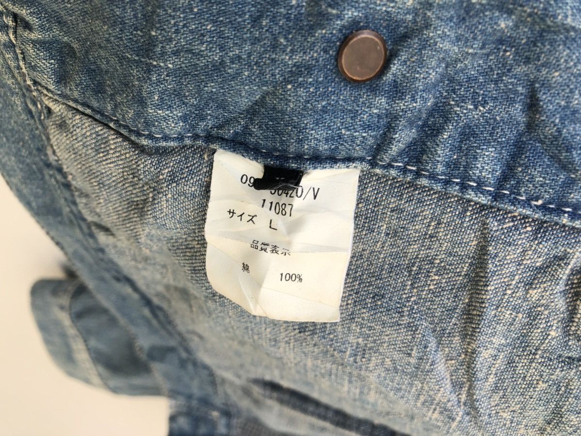 Big John Big John X Grime Effect Used Look Distressed Denim Jacket Size US M / EU 48-50 / 2 - 15 Thumbnail