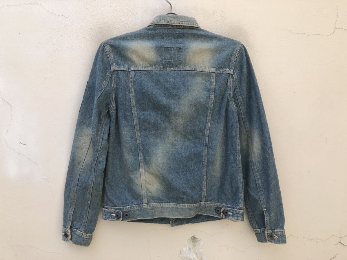Big John Big John X Grime Effect Used Look Distressed Denim Jacket Size US M / EU 48-50 / 2 - 8 Thumbnail