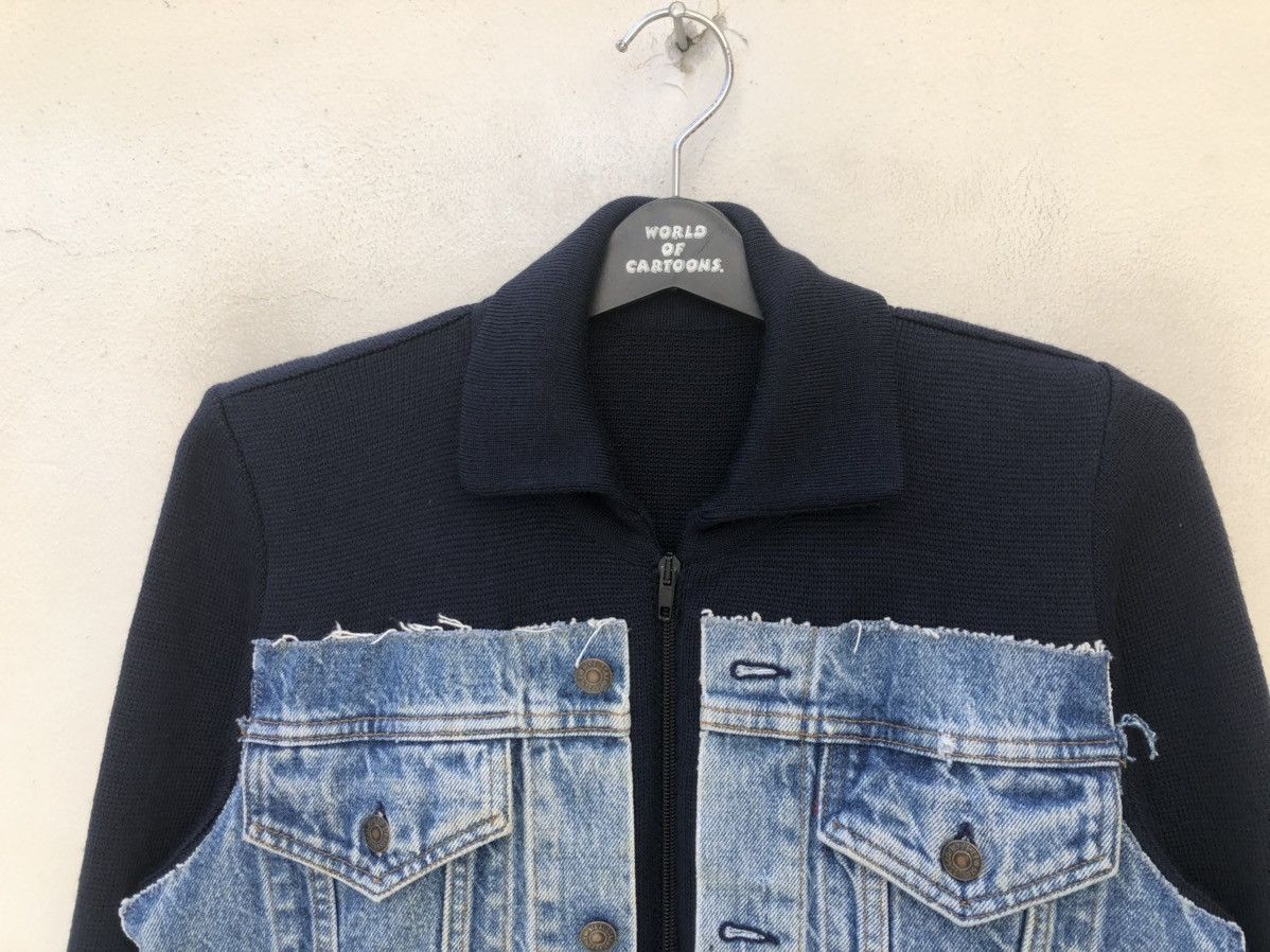 Levi's Vintage 90s Levi’s Rebuild Hybrid Denim Wool Jacket Size US M / EU 48-50 / 2 - 7 Thumbnail