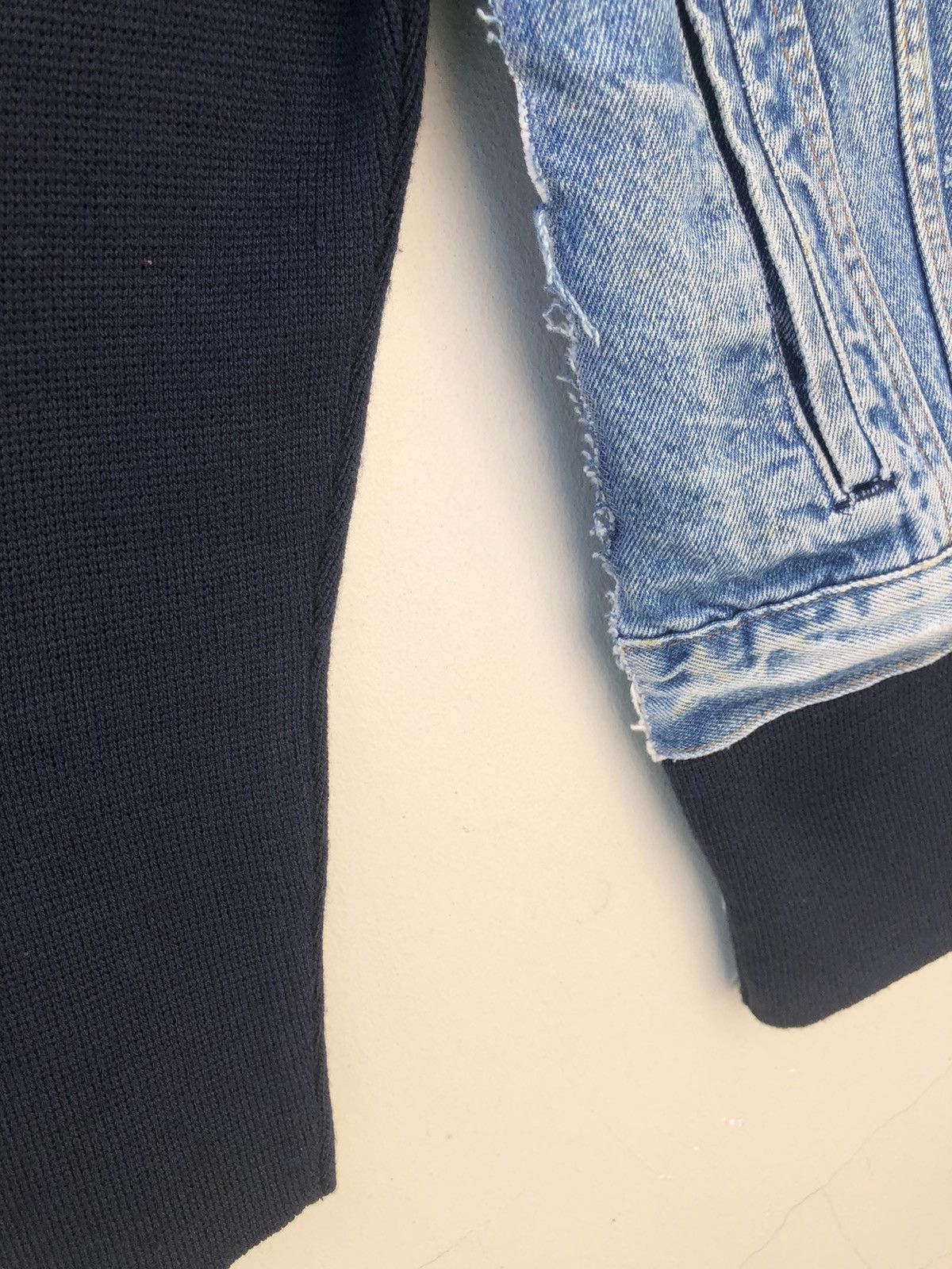 Levi's Vintage 90s Levi’s Rebuild Hybrid Denim Wool Jacket Size US M / EU 48-50 / 2 - 14 Thumbnail