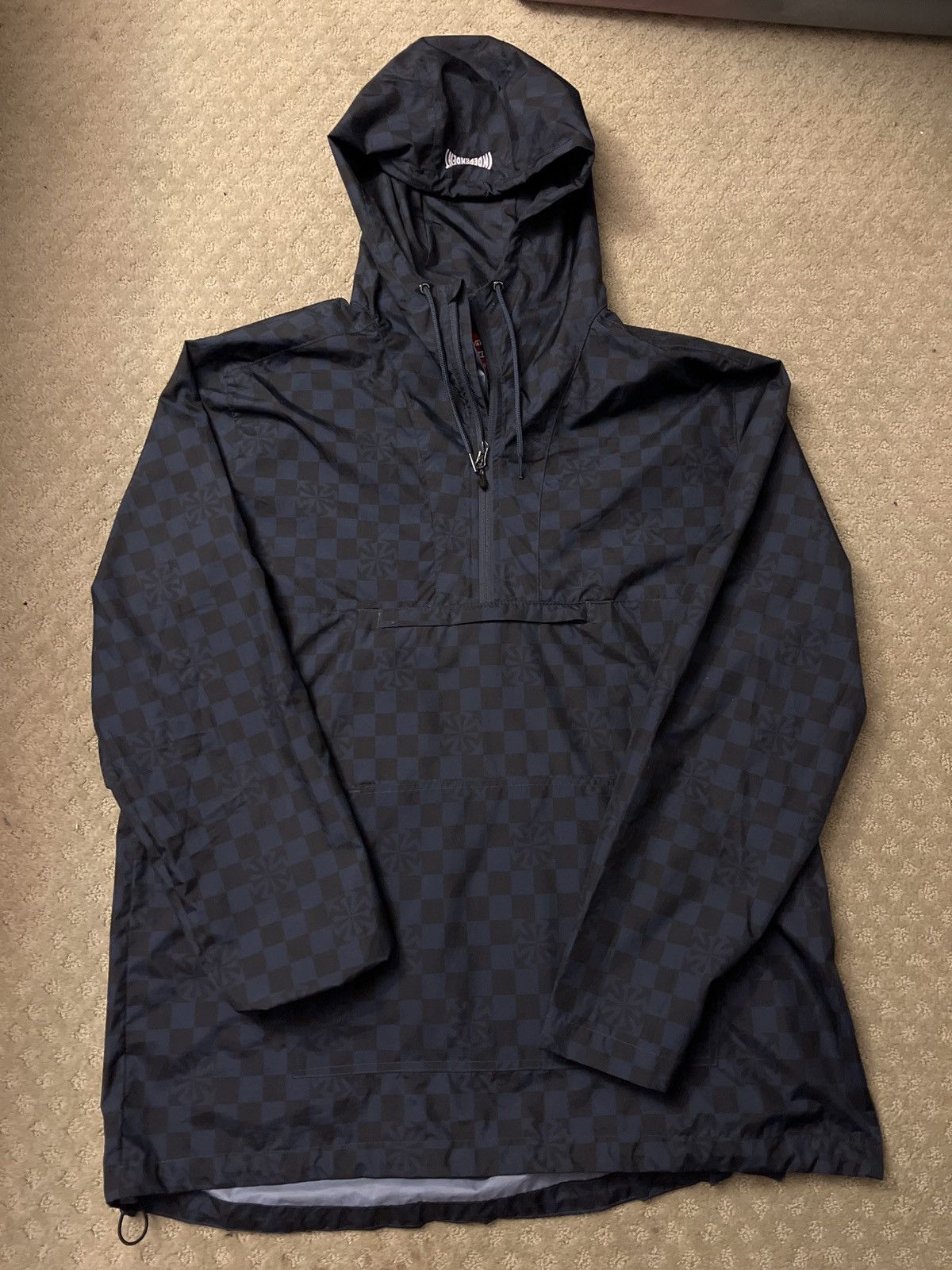 Vans x independent checkerboard anorak new arrivals