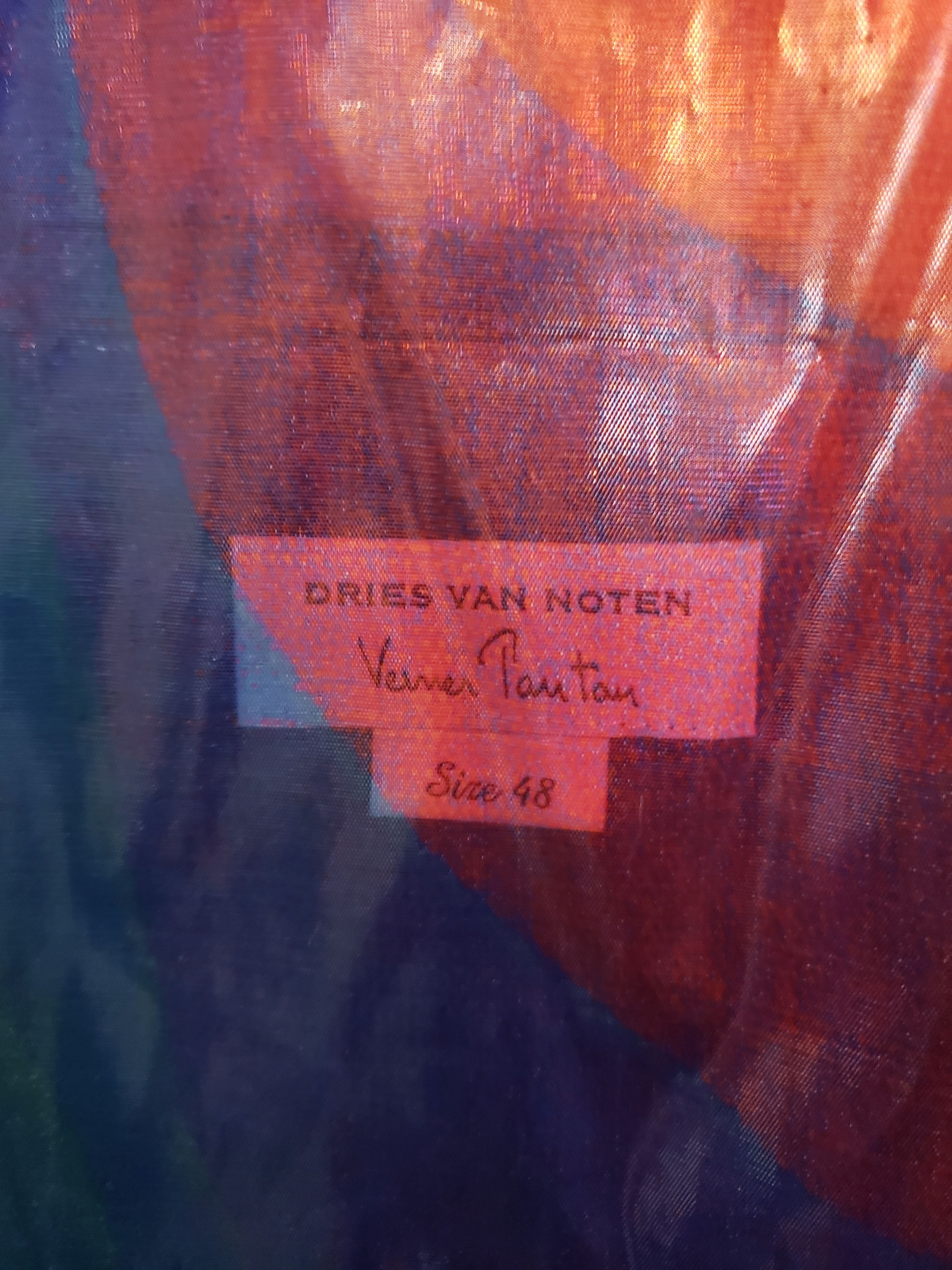 Dries Van Noten BNWT - Verner Panton Silk jacket Size US M / EU 48-50 / 2 - 3 Thumbnail