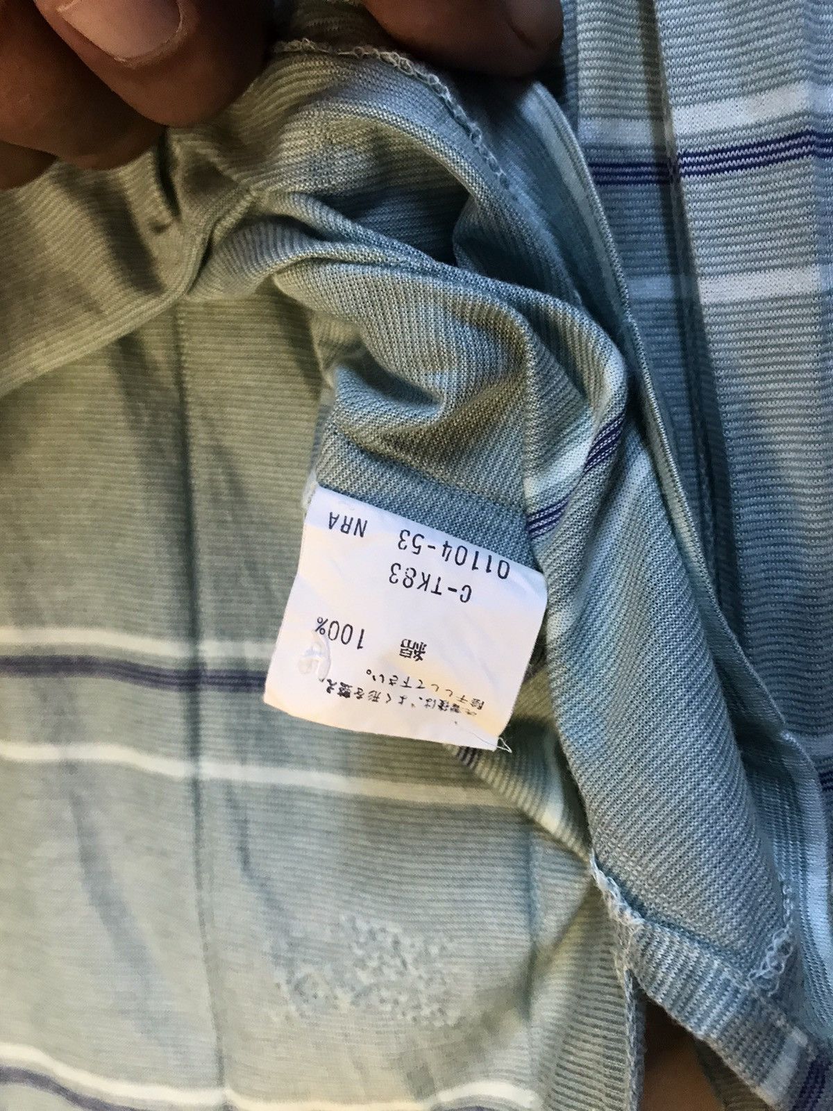 Burberry Vintage Burberrys polos long sleeve full print Size US L / EU 52-54 / 3 - 9 Thumbnail