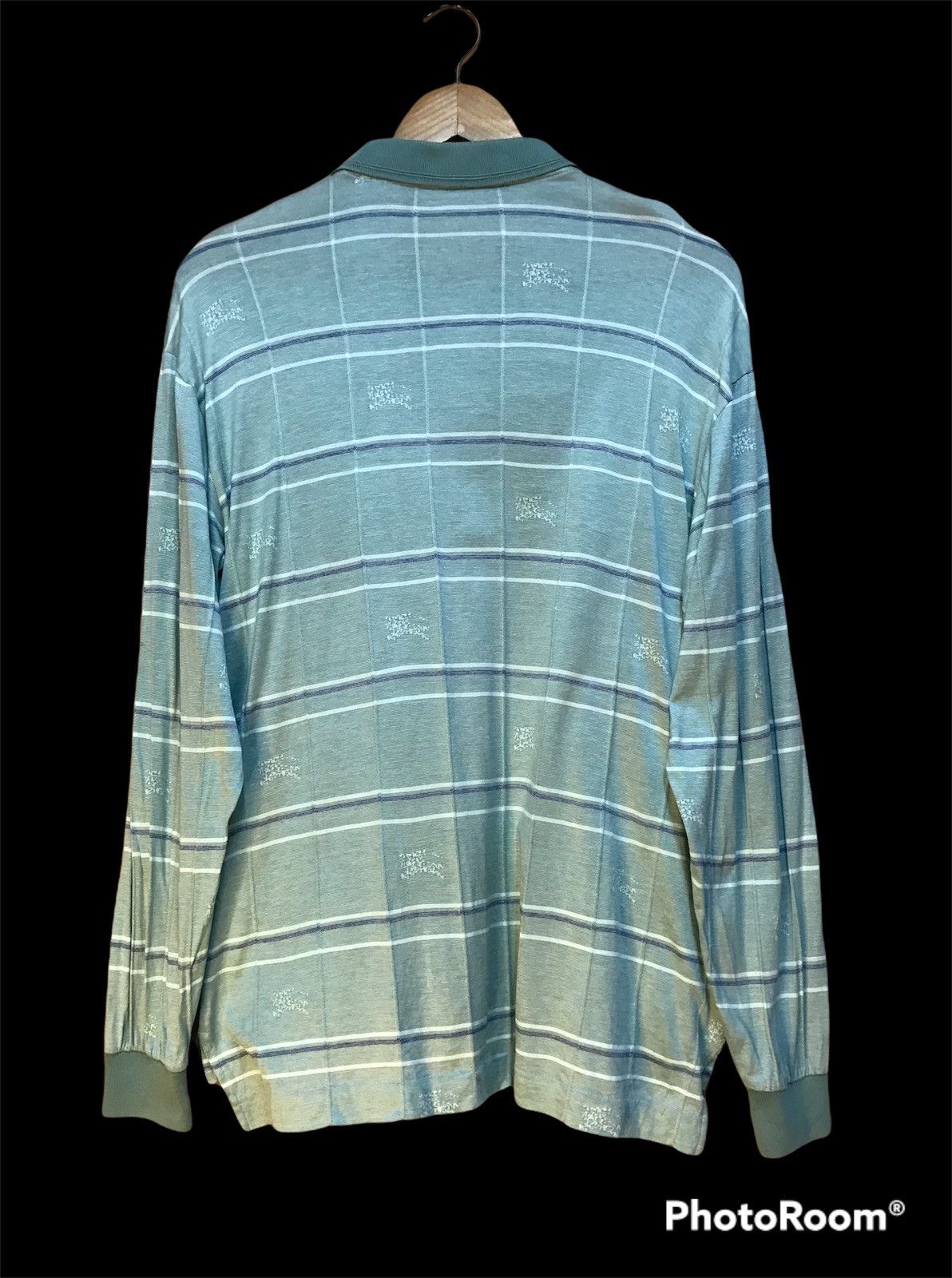 Burberry Vintage Burberrys polos long sleeve full print Size US L / EU 52-54 / 3 - 2 Thumbnail