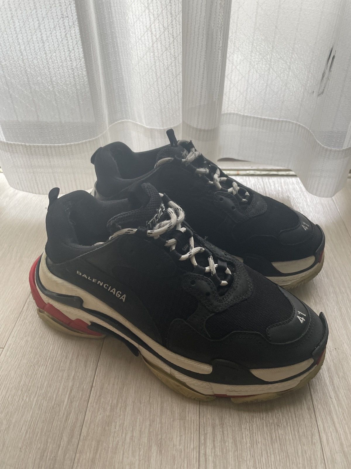 Balenciaga Balenciaga triple S bred Size US 8 / EU 41 - 1 Thumbnail