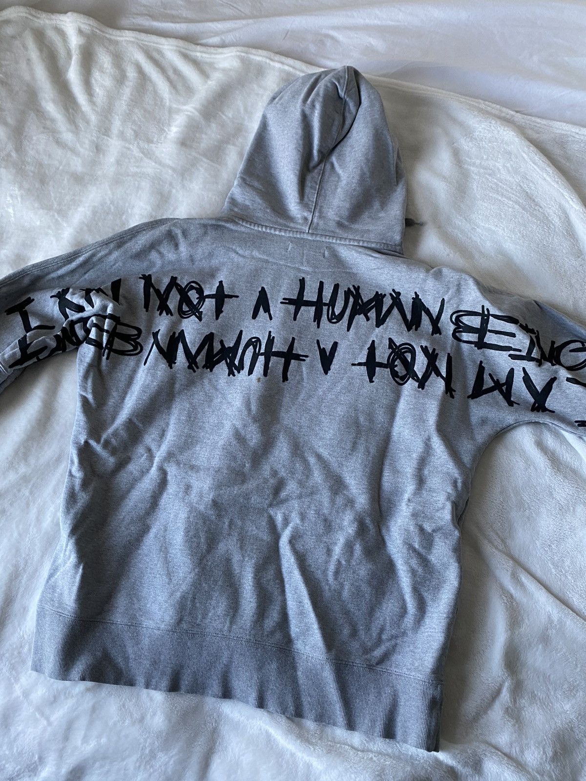 I Am Not A Human Being Grey I am not human being hoodie Size US L / EU 52-54 / 3 - 2 Thumbnail