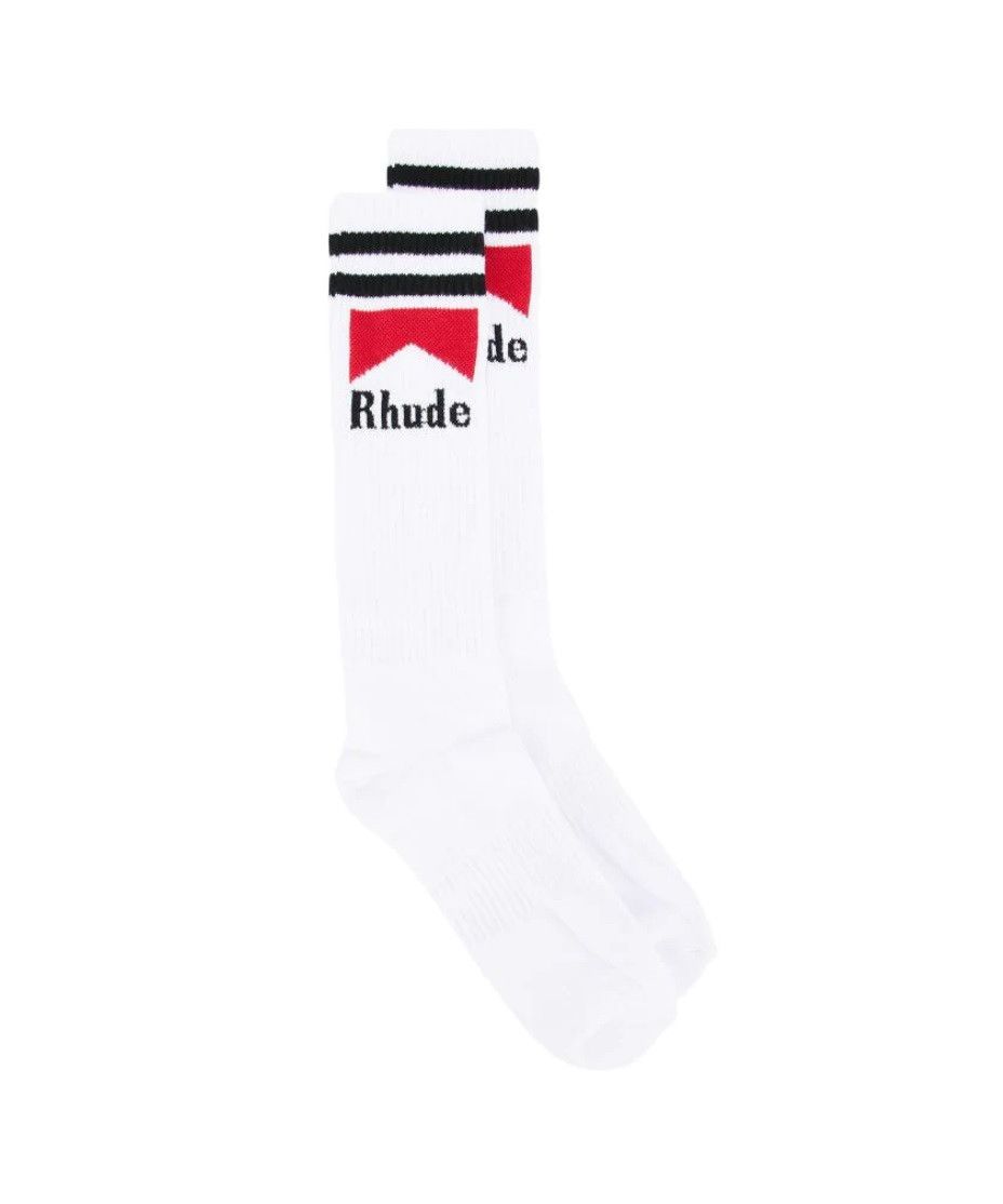 Rhude Cigarette Logo Socks | Grailed