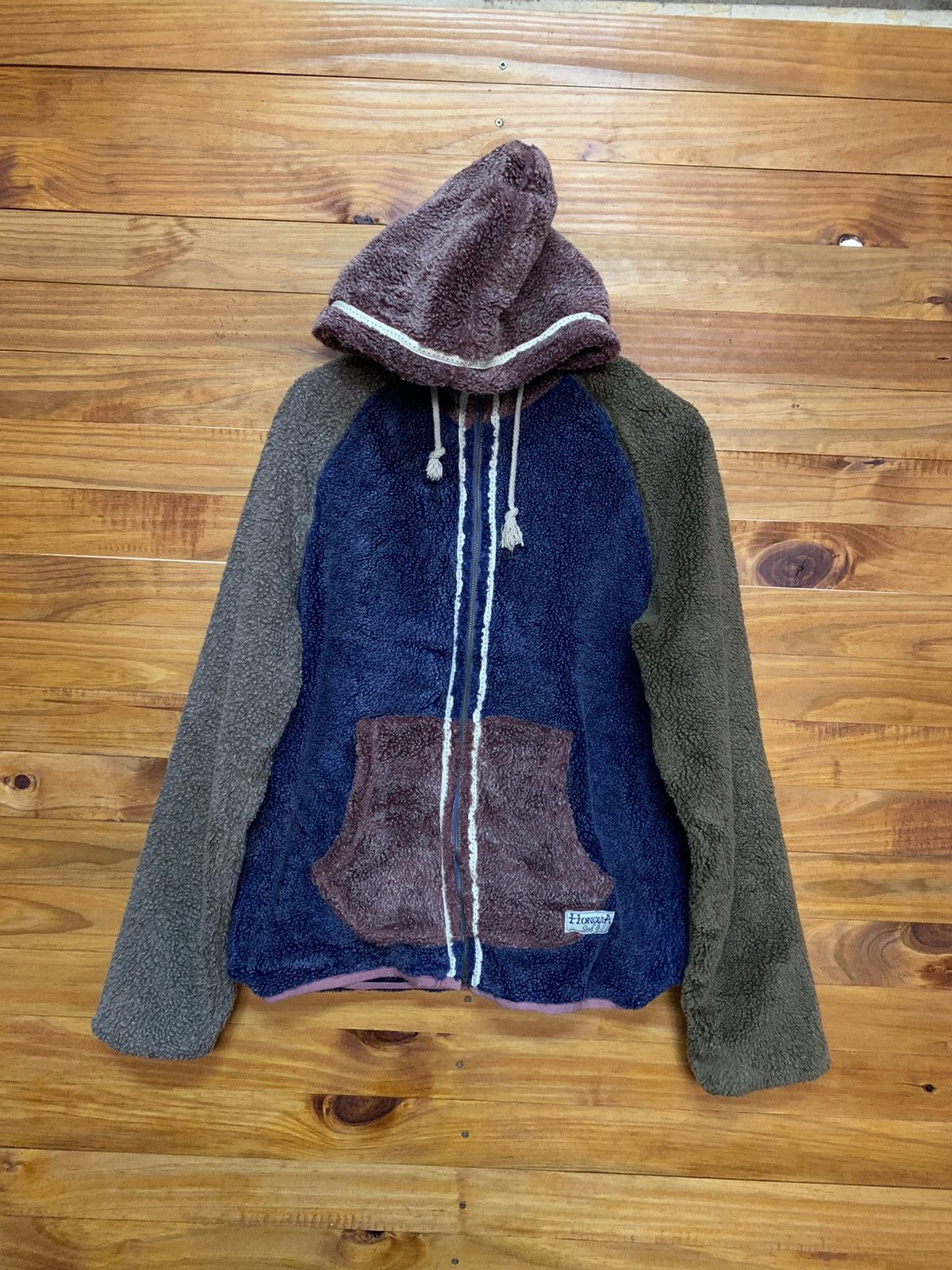 Vintage Vintage Honolua Surf And Co Multicolour Fleece Hoodie Size US L / EU 52-54 / 3 - 1 Thumbnail