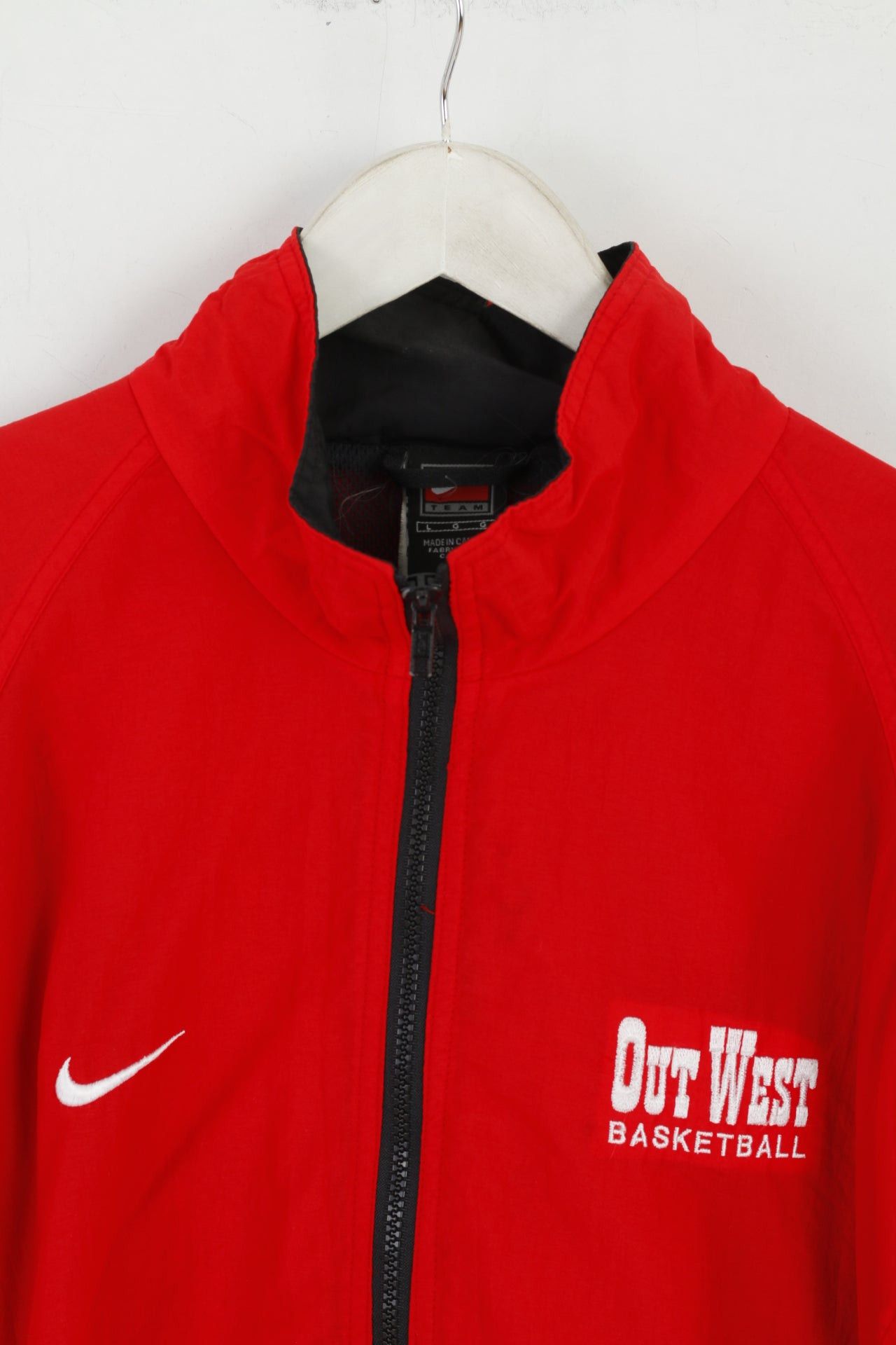 Nike Nike Team Men L Jacket Red Nylon Out West Basketball 3803 Size US L / EU 52-54 / 3 - 3 Thumbnail