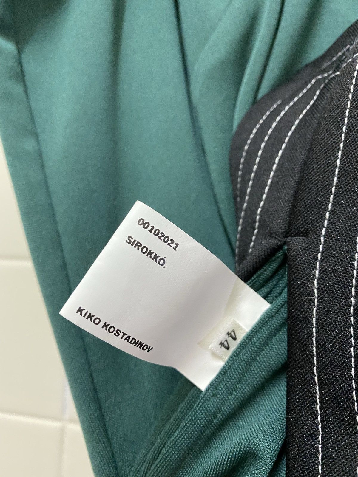 Kiko Kostadinov SS21 SFORZA DRAPED LIGHT JACKET 00102021 Size US S / EU 44-46 / 1 - 10 Thumbnail