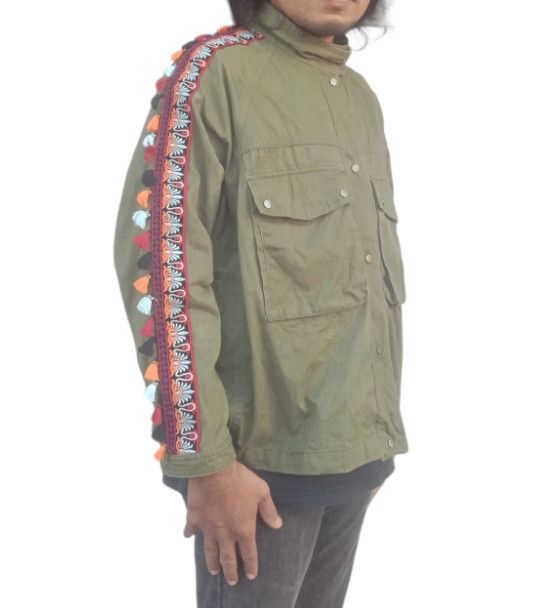 Zara army outlet jacket