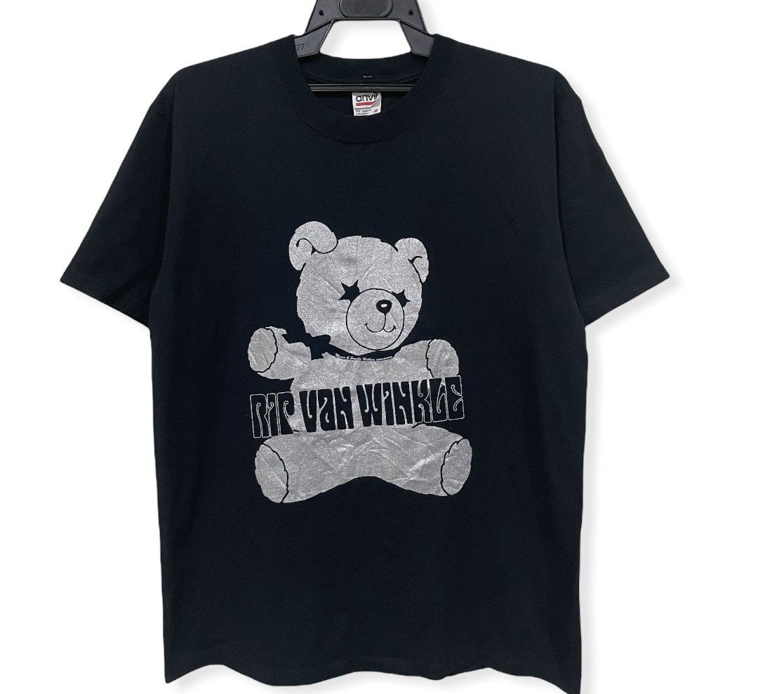 Rip Van Winkle Blinky Bear Big Front Logo Tee