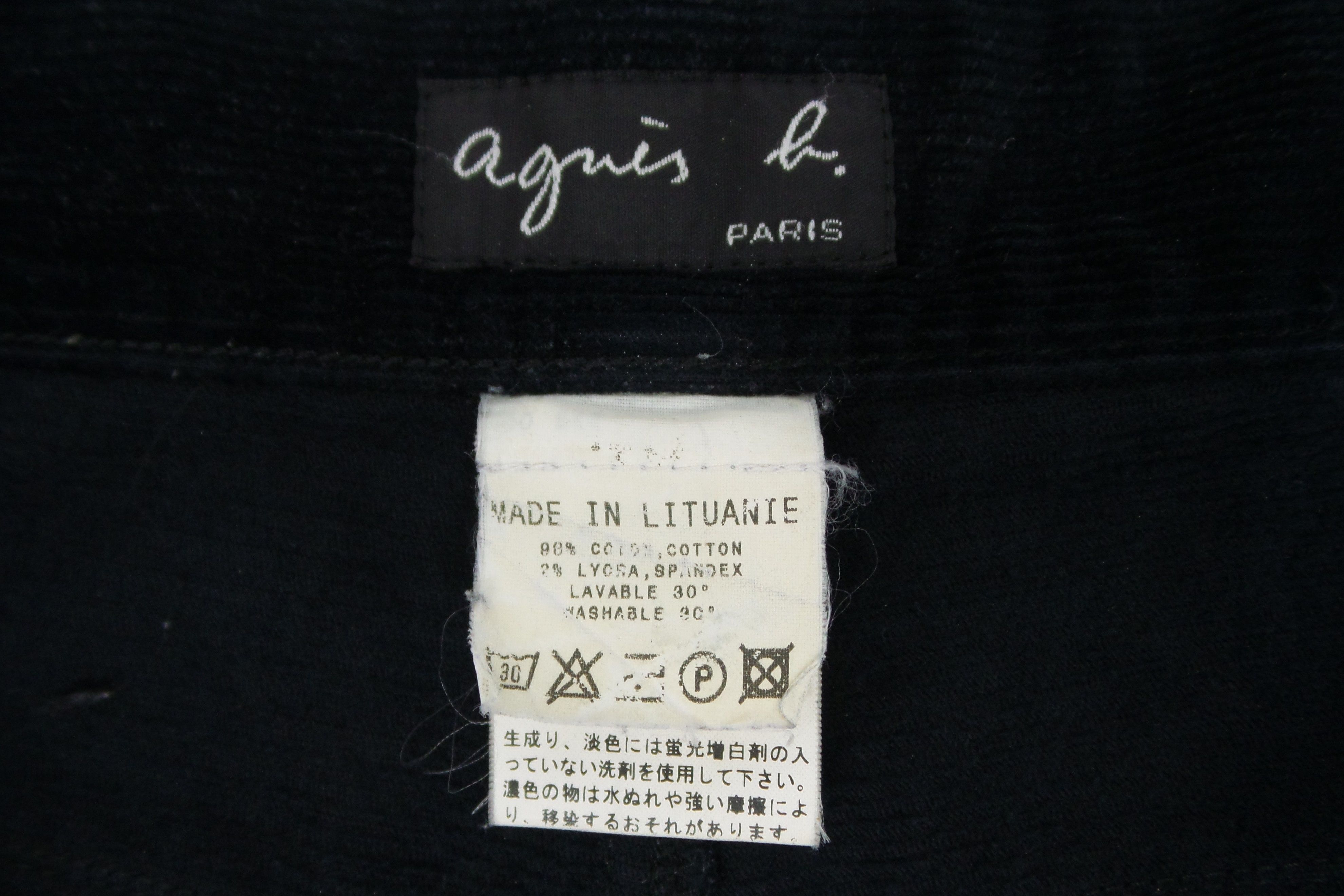 Designer × agnes b. Agnes B. Corduroy Button Fly Jeans W29xL35.5 Size US 29 - 4 Thumbnail