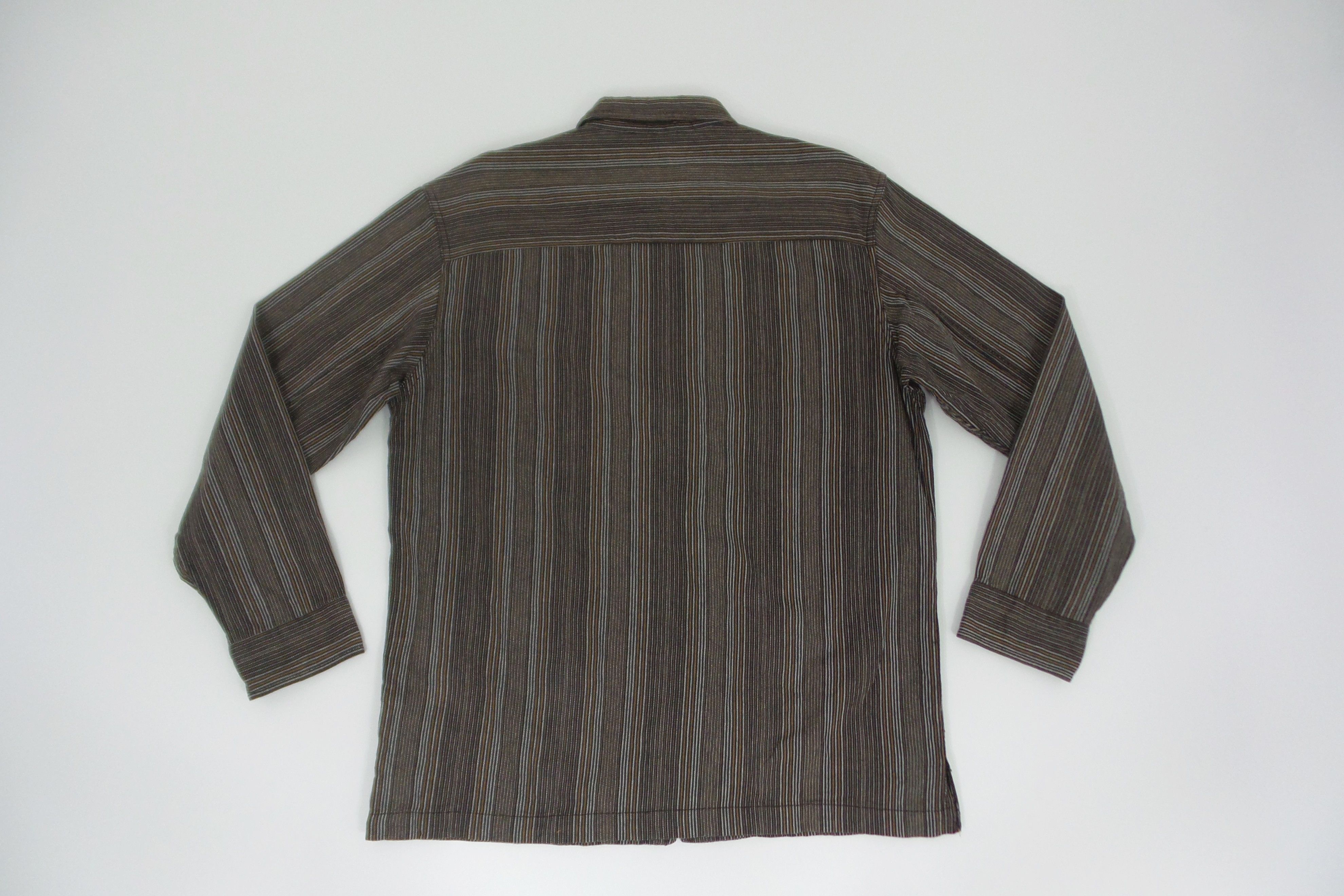 Japanese Brand × Kansai Yamamoto Kansai Jeans Double Pockets Stripes Jackets Size US M / EU 48-50 / 2 - 8 Thumbnail