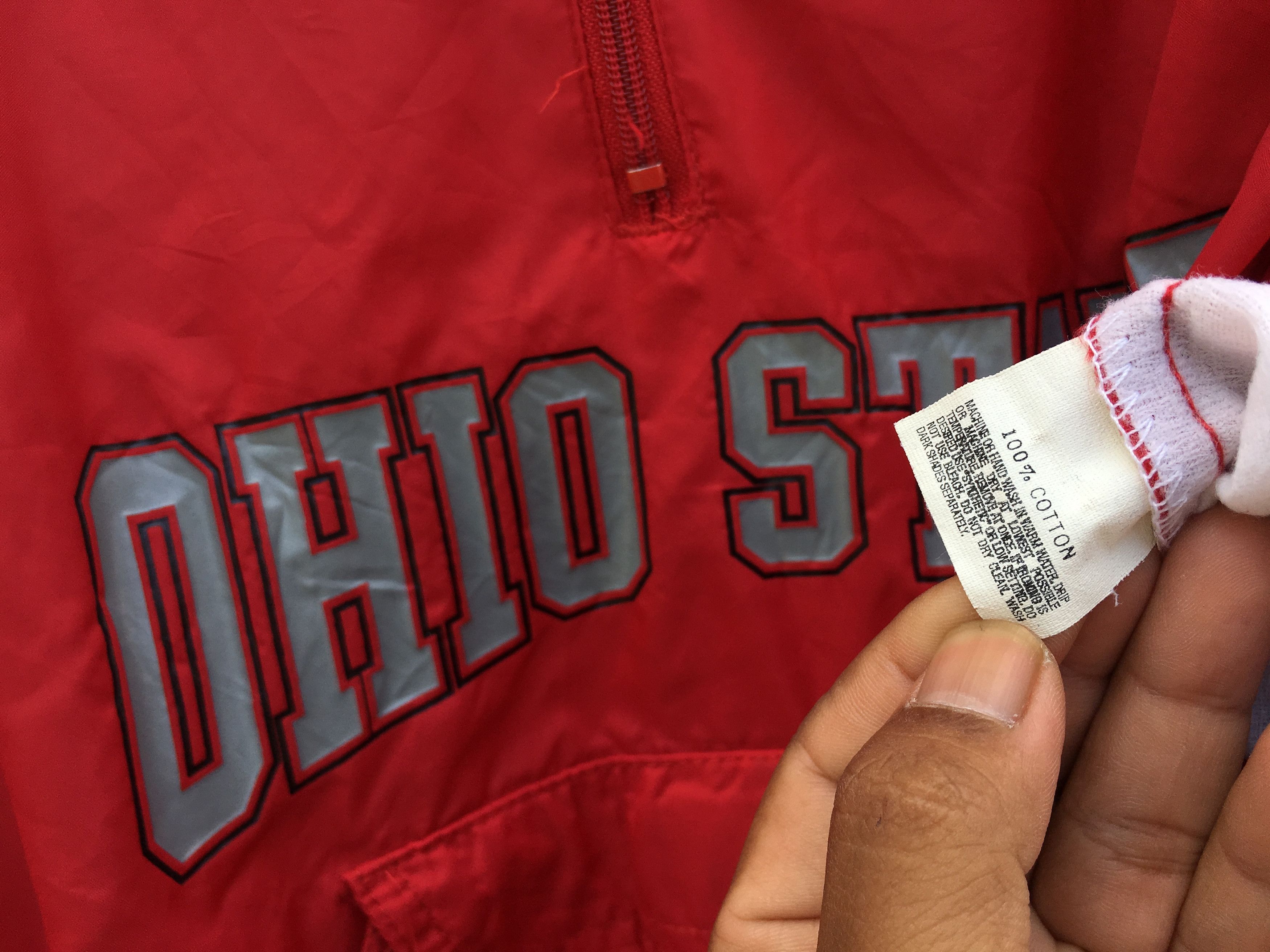Vintage Vintage Ohio State Pull Up Windbreaker Size US L / EU 52-54 / 3 - 7 Thumbnail