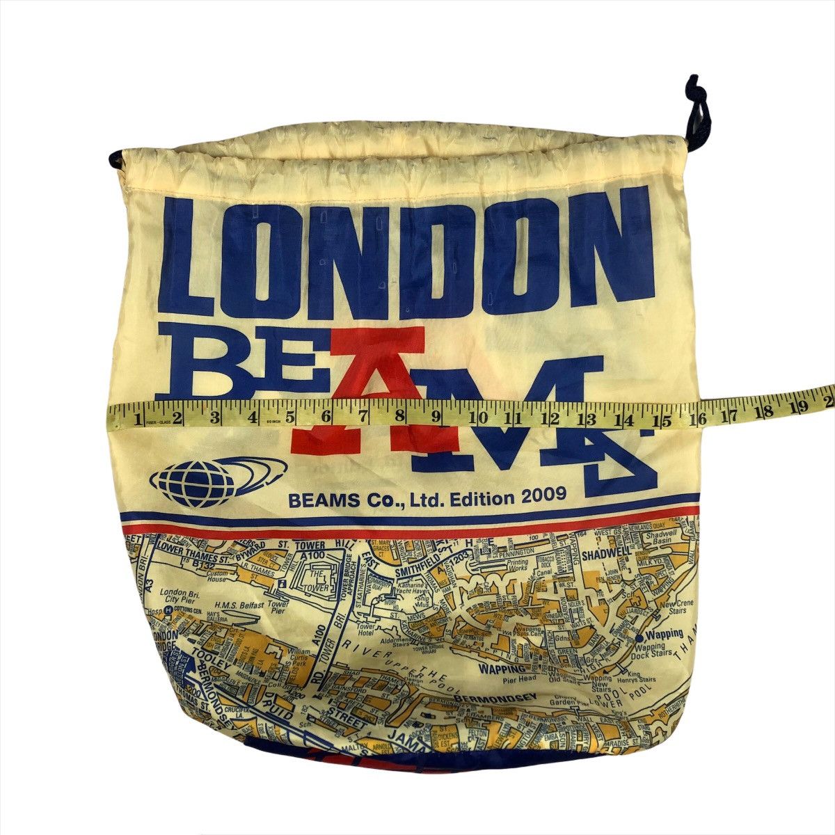 Beams Plus Beams 🇯🇵 2009 Light Drawstring Crossbody Bag Size ONE SIZE - 7 Thumbnail