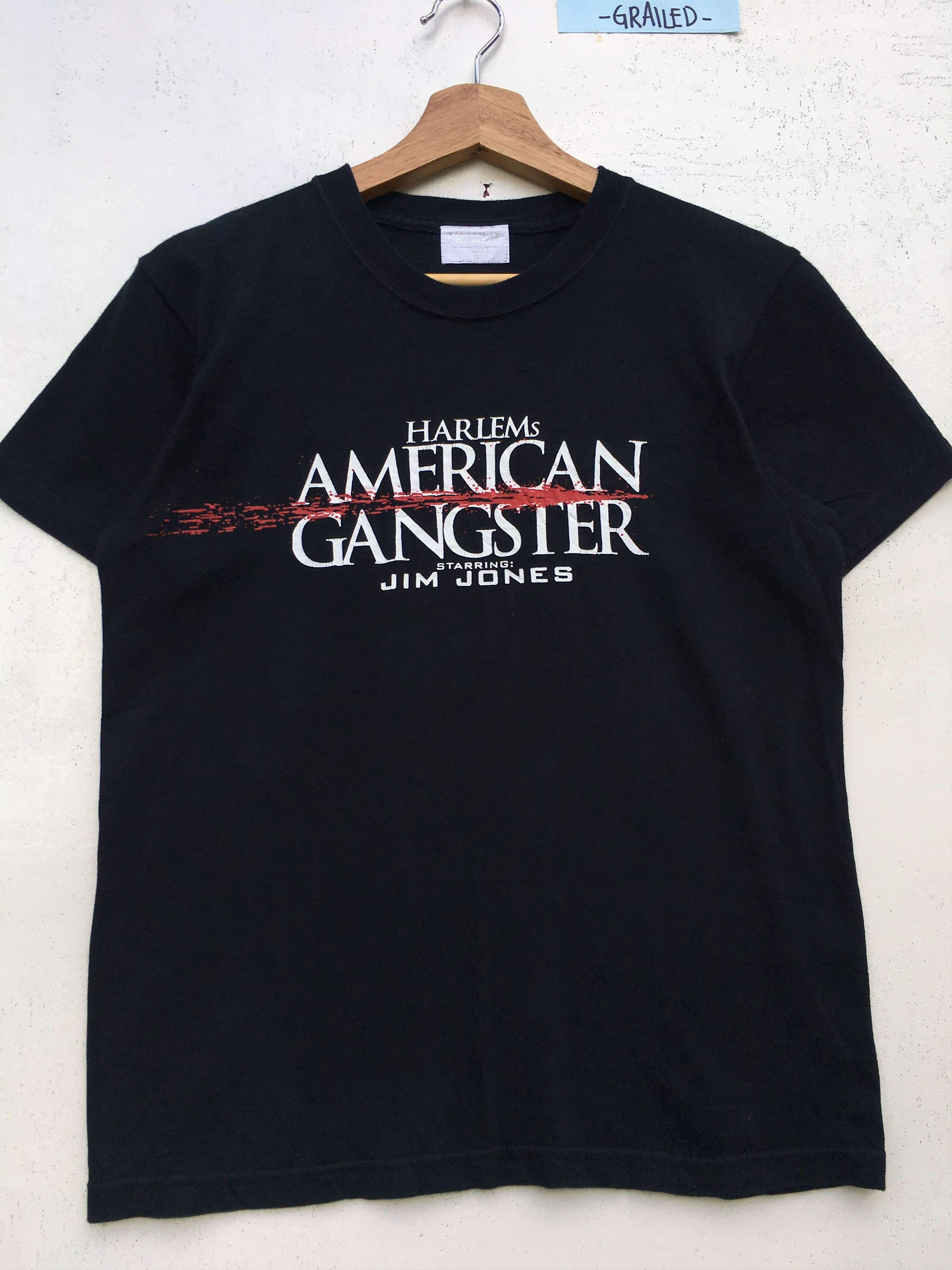 Vintage Rare Vintage American Gangsters Jim Jones Tshirt Size US S / EU 44-46 / 1 - 3 Thumbnail