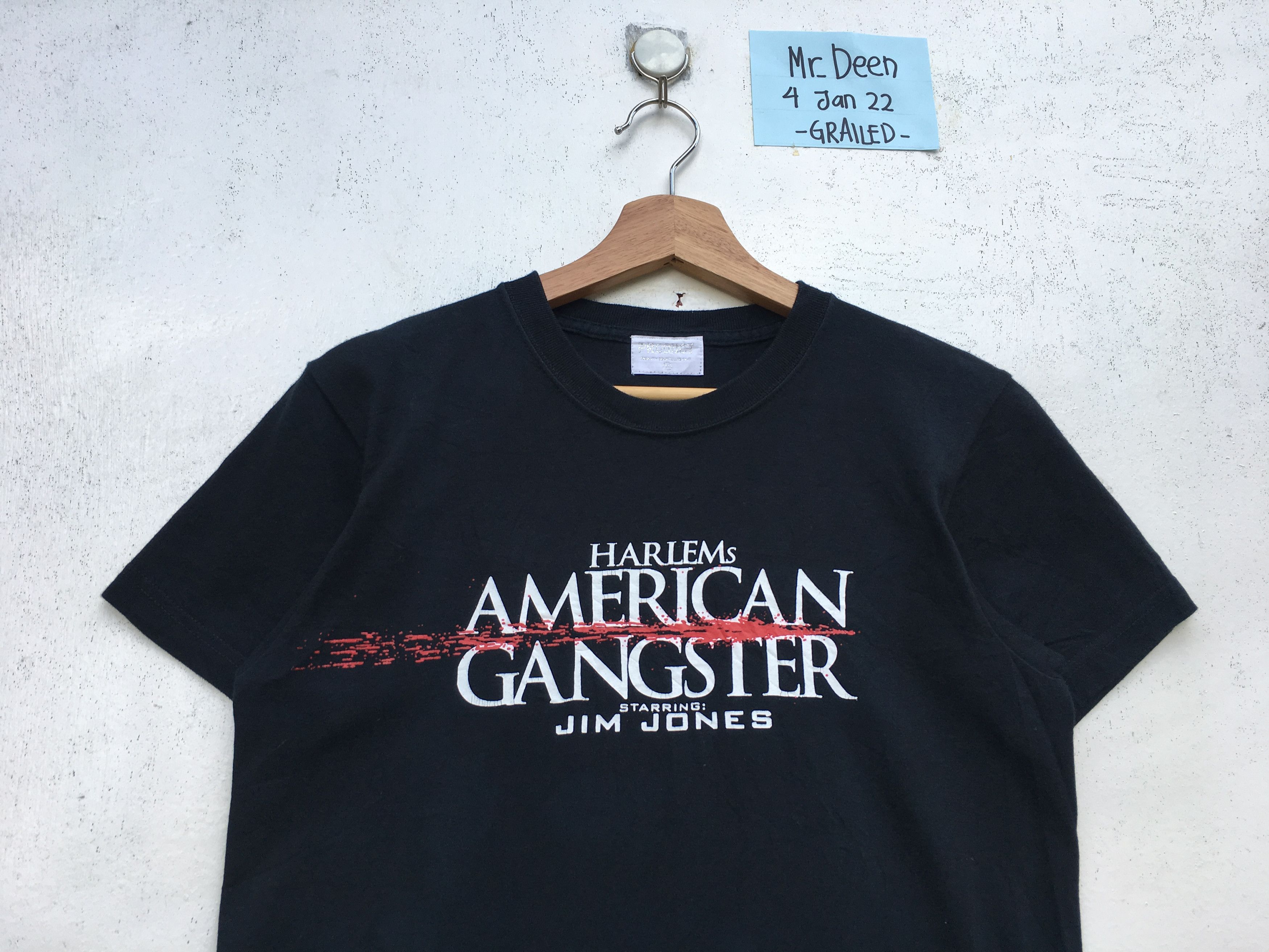 Vintage Rare Vintage American Gangsters Jim Jones Tshirt Size US S / EU 44-46 / 1 - 4 Thumbnail