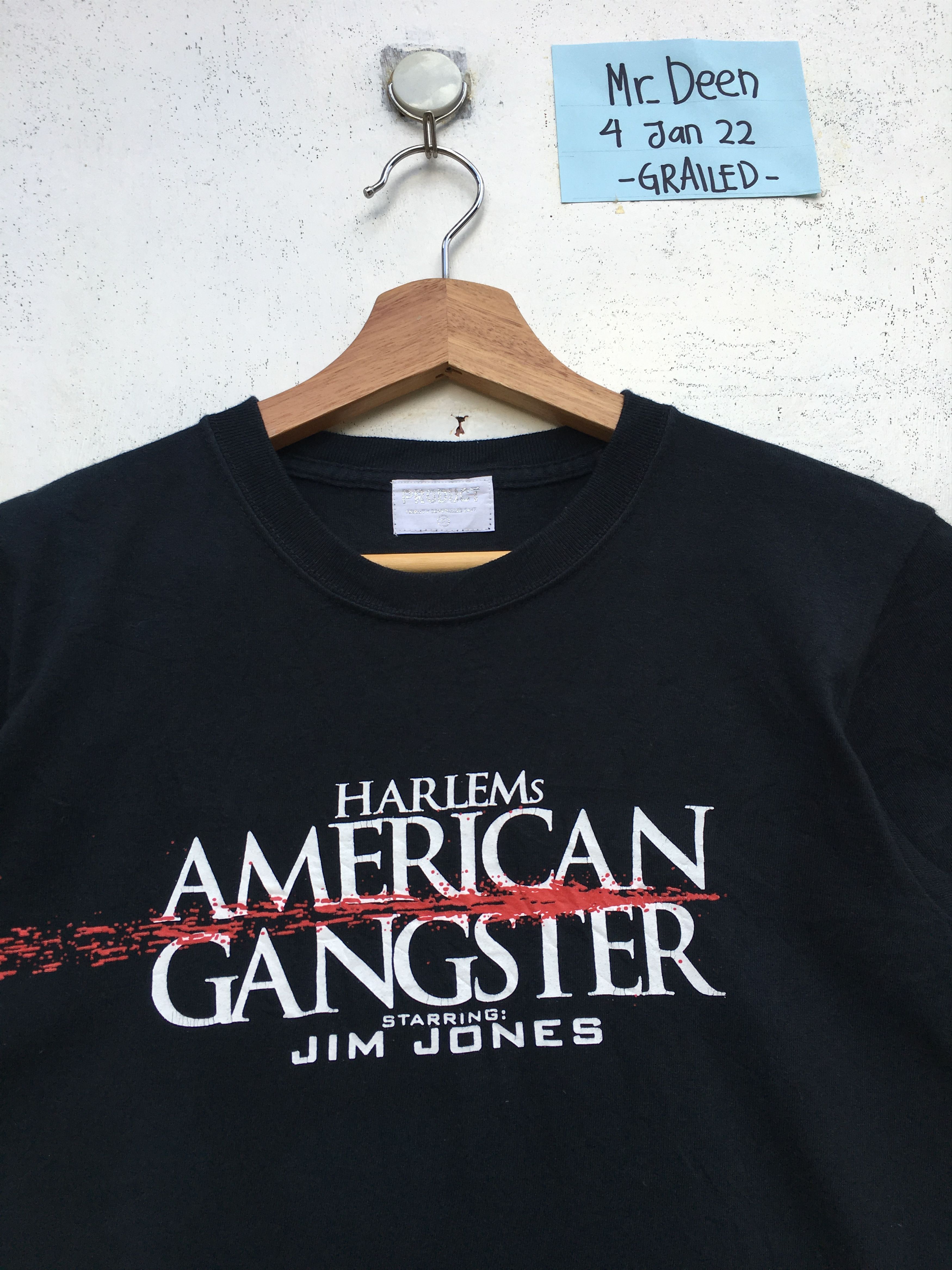 Vintage Rare Vintage American Gangsters Jim Jones Tshirt Size US S / EU 44-46 / 1 - 5 Thumbnail