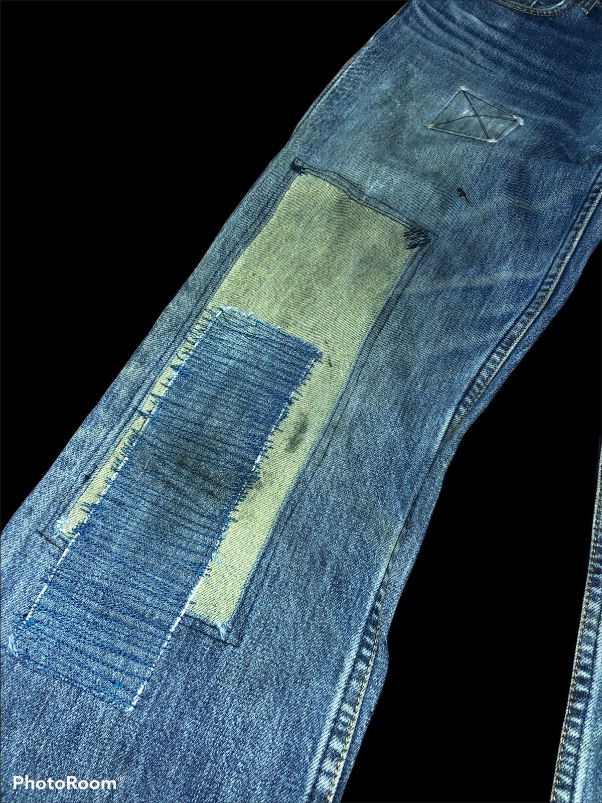 Levi's Levis 508 Dirty Custom Patches Denim Size US 28 / EU 44 - 4 Thumbnail