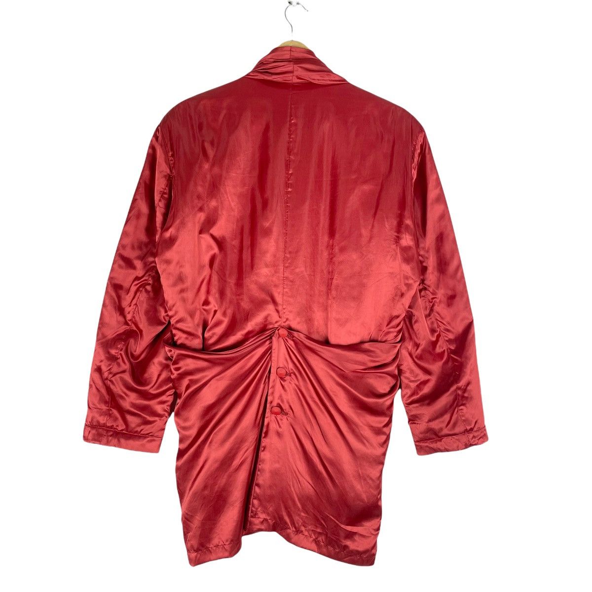 Issey Miyake × Vintage 🔥80s ISSEY MIYAKE Satin Spiral Button Jacket Size M / US 6-8 / IT 42-44 - 13 Thumbnail