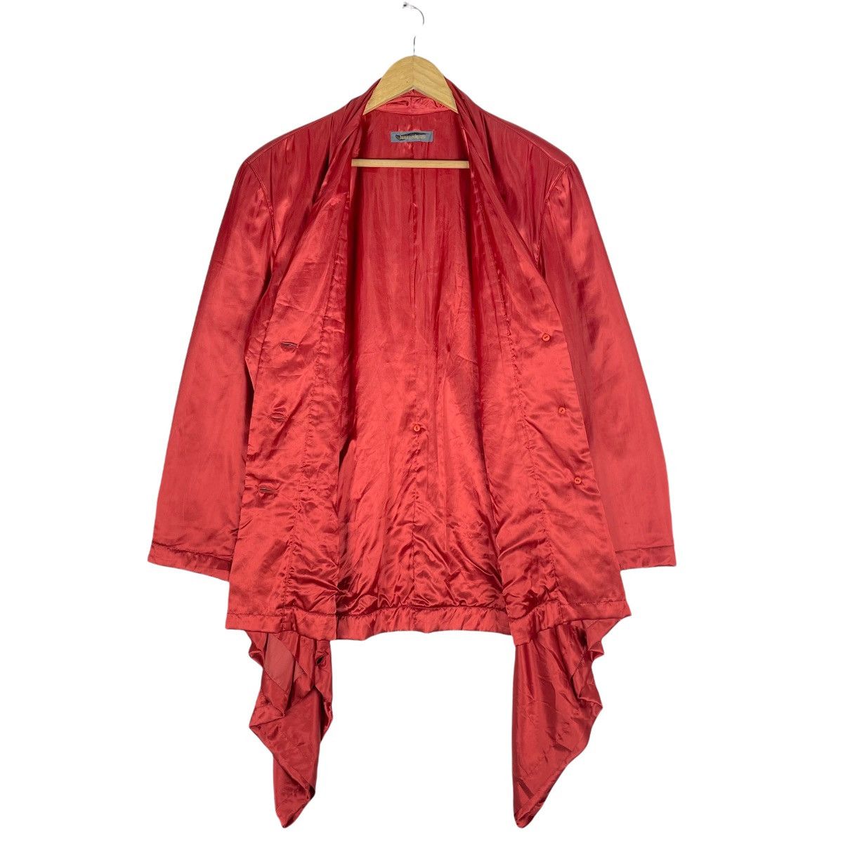 Issey Miyake × Vintage 🔥80s ISSEY MIYAKE Satin Spiral Button Jacket Size M / US 6-8 / IT 42-44 - 11 Thumbnail