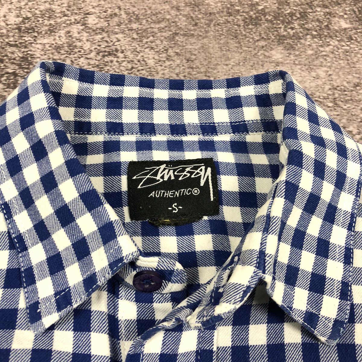 Stussy Stussy Shirt Buttons Up Blue/White Size S Size US S / EU 44-46 / 1 - 7 Thumbnail