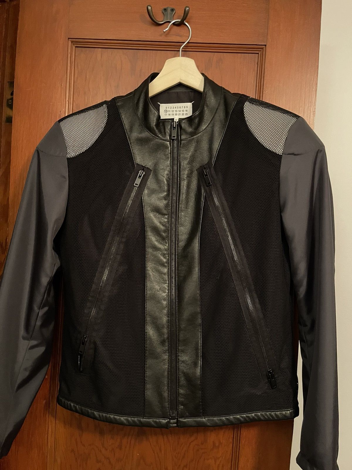 Maison Margiela Maison Margiela 5 Zipper Leather & Nylon Maison Margiela Maison Margiela 5 Zipper Leather & Nylon