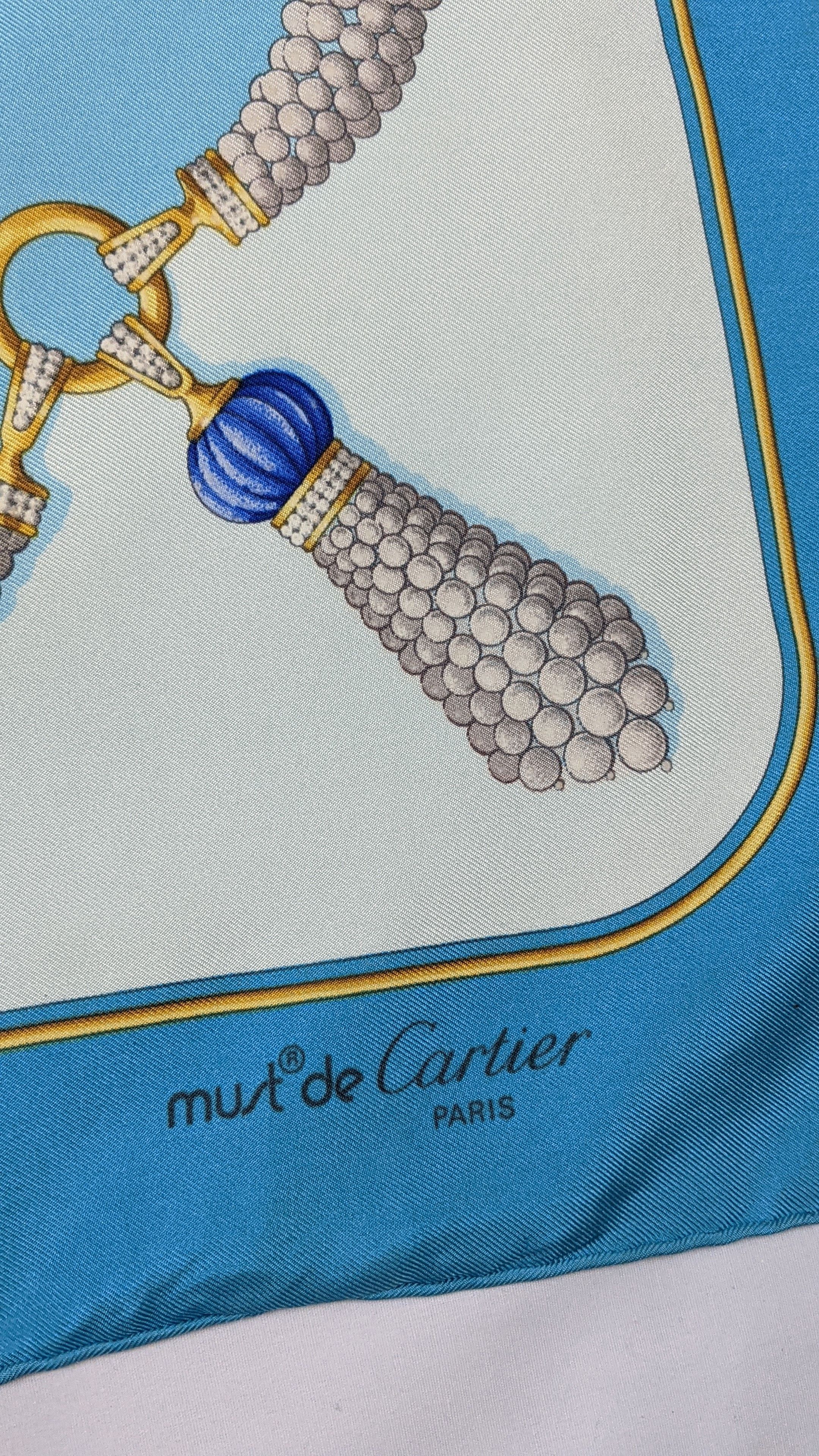 Cartier Must de Cartier Silk Scarf Size ONE SIZE - 4 Thumbnail
