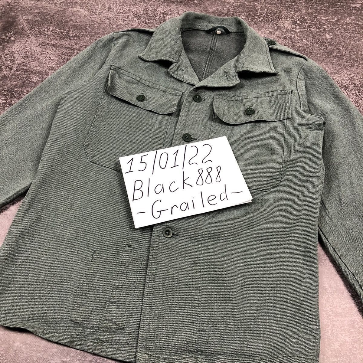 Vintage Vintage 90s Military Jacket Washed Faded Size US M / EU 48-50 / 2 - 20 Thumbnail