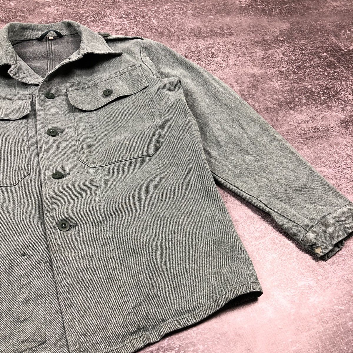 Vintage Vintage 90s Military Jacket Washed Faded Size US M / EU 48-50 / 2 - 12 Thumbnail