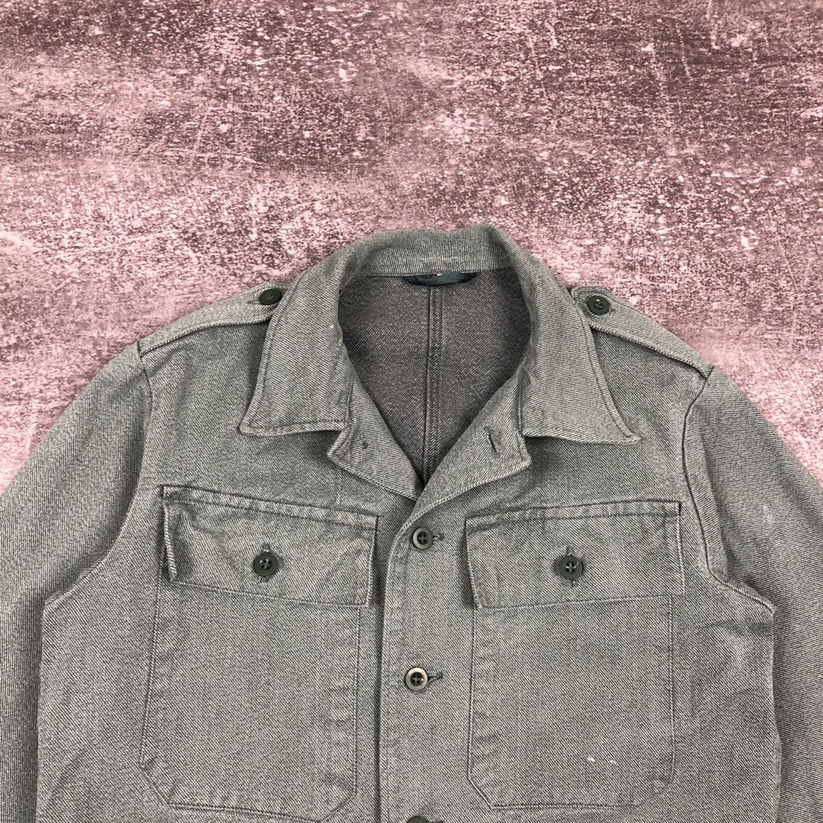 Vintage Vintage 90s Military Jacket Washed Faded Size US M / EU 48-50 / 2 - 2 Thumbnail