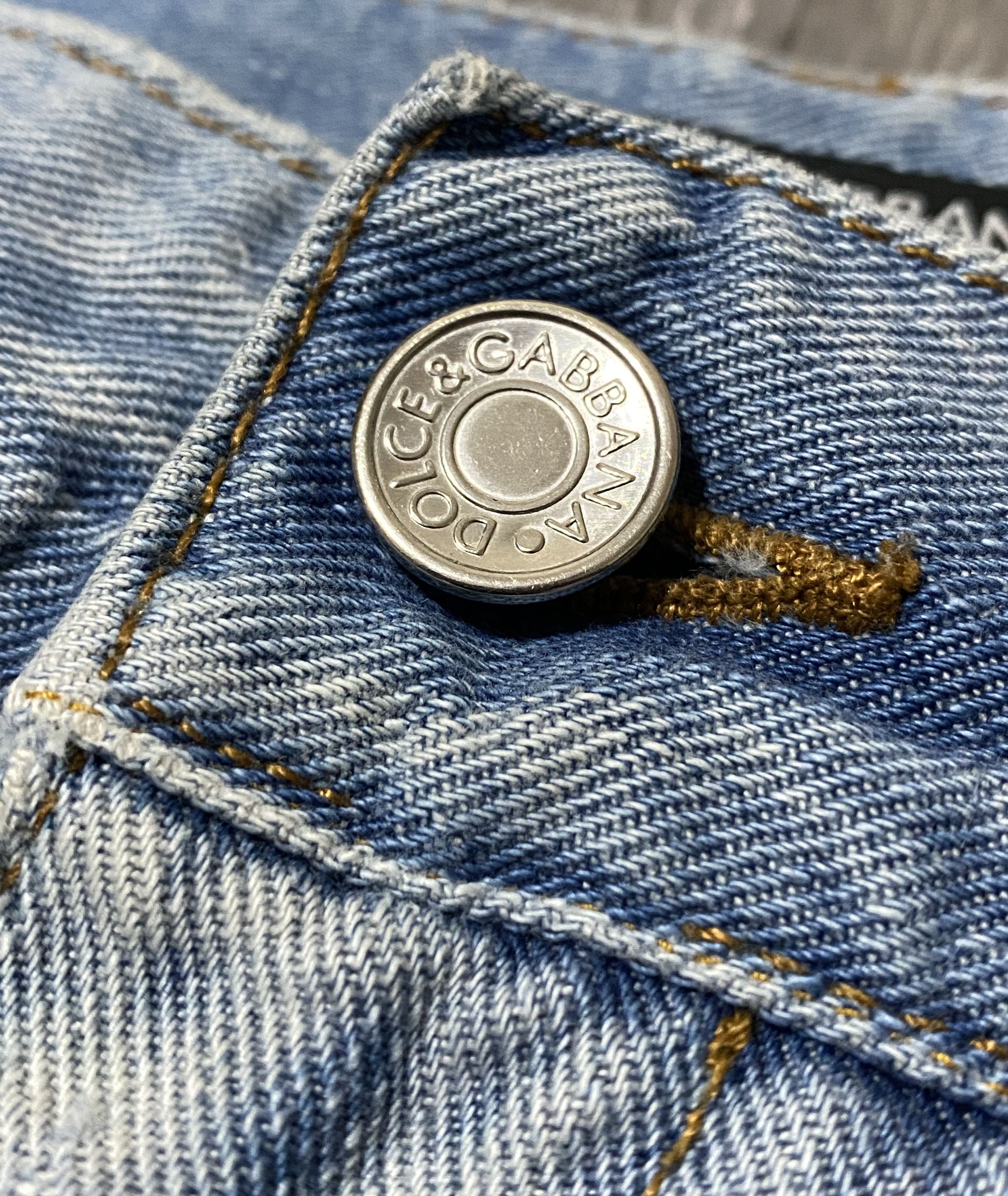 Dolce & Gabbana Dolce Gabbana D&G Torn Washed Faded Distressed Jeans Denim Size US 32 / EU 48 - 6 Thumbnail