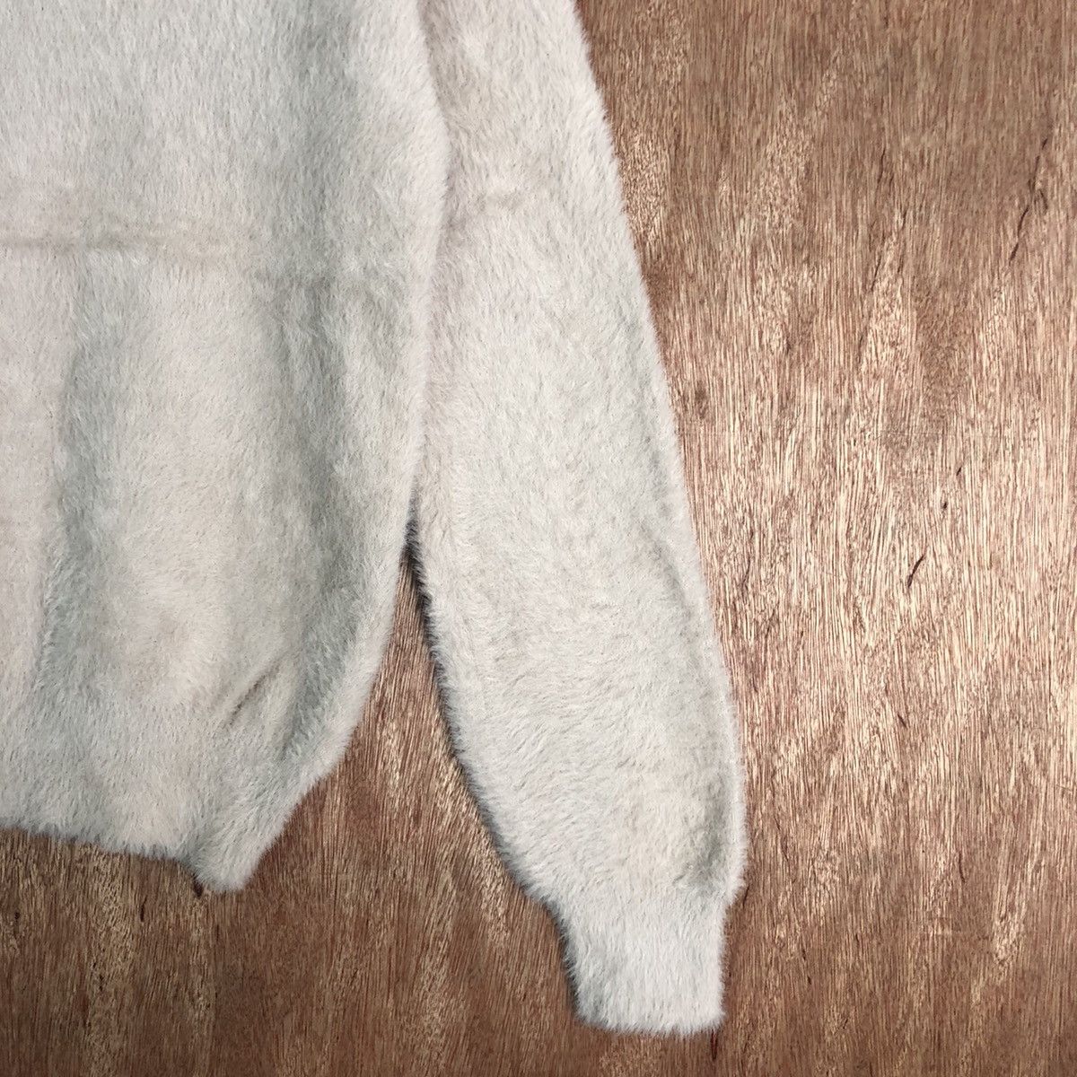 Homespun Knitwear × Index Index Light Brown MOhair SOft Fur Shaggy Knitwear Size US M / EU 48-50 / 2 - 5 Thumbnail