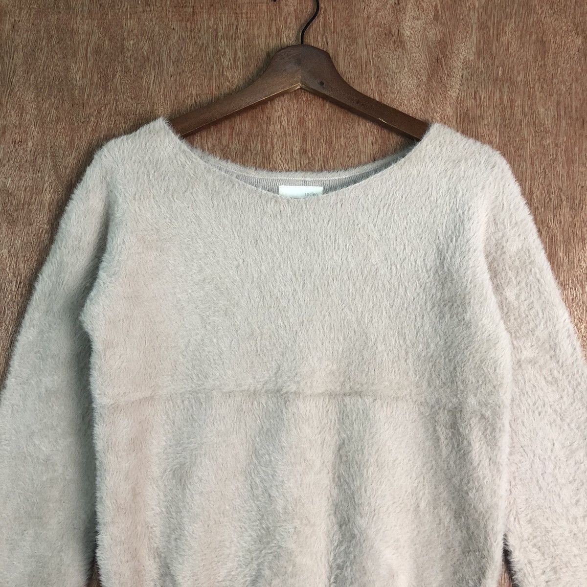 Homespun Knitwear × Index Index Light Brown MOhair SOft Fur Shaggy Knitwear Size US M / EU 48-50 / 2 - 2 Thumbnail