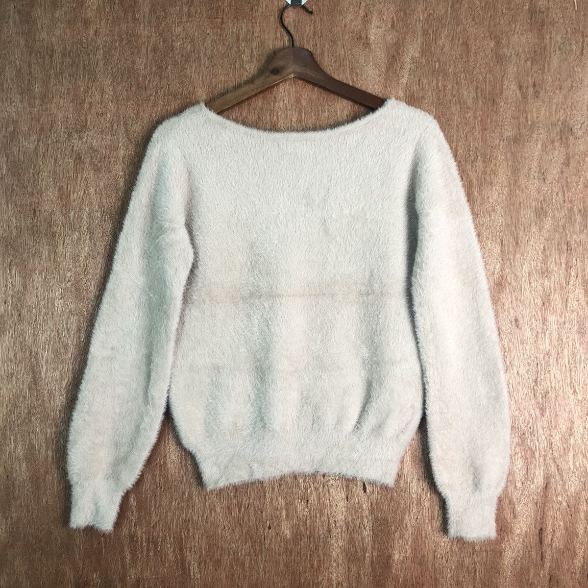 Homespun Knitwear × Index Index Light Brown MOhair SOft Fur Shaggy Knitwear Size US M / EU 48-50 / 2 - 9 Thumbnail