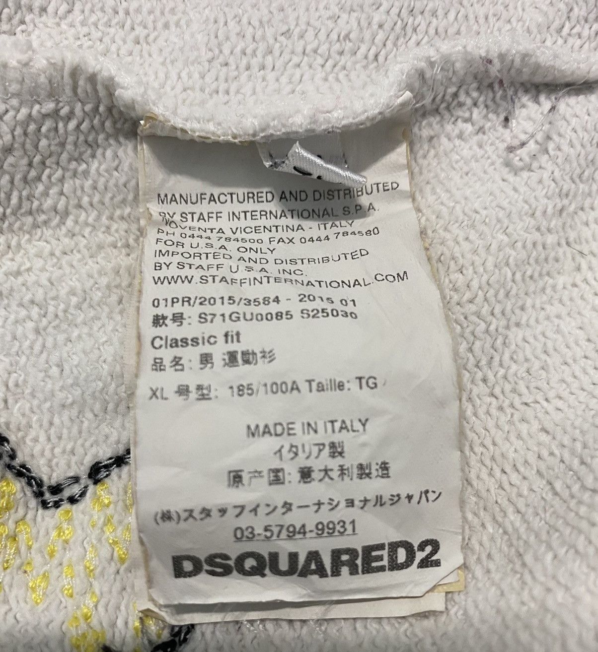Dsquared2 × Vintage DSQUARED2 FULL EMBROIDERED DESIGN VERY RARE Size US XL / EU 56 / 4 - 8 Thumbnail