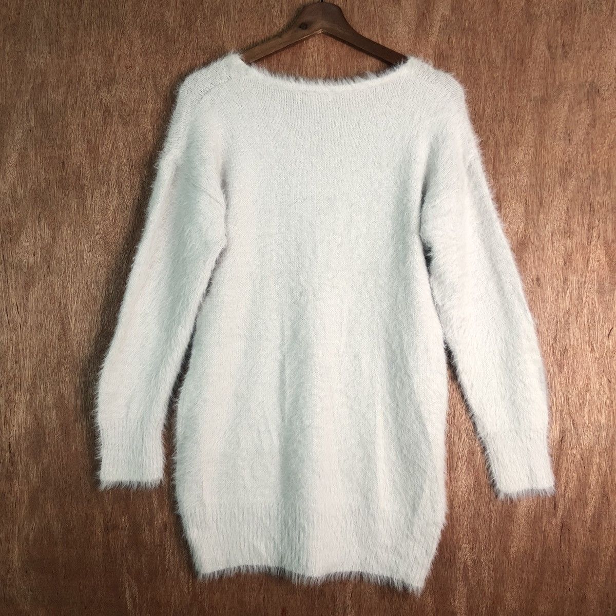 Homespun Knitwear × Japanese Brand Cinema Club Light Grey Mohair Knitwear Size US M / EU 48-50 / 2 - 9 Thumbnail
