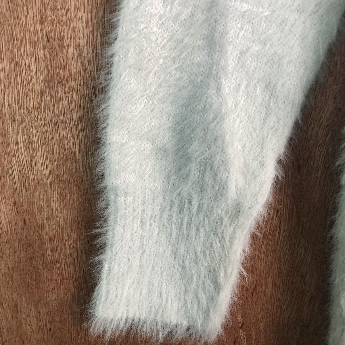 Homespun Knitwear × Japanese Brand Cinema Club Light Grey Mohair Knitwear Size US M / EU 48-50 / 2 - 6 Thumbnail