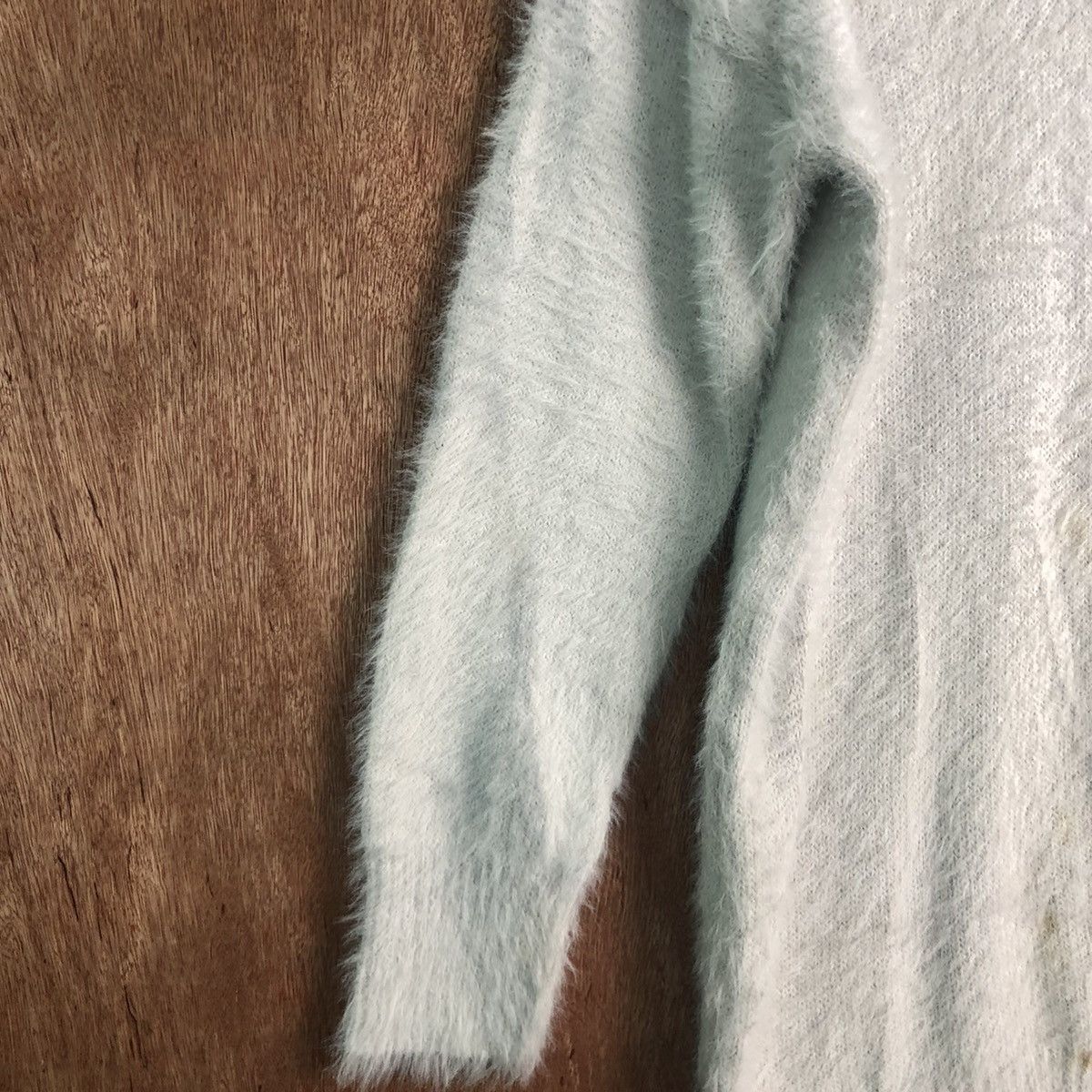 Homespun Knitwear × Japanese Brand Cinema Club Light Grey Mohair Knitwear Size US M / EU 48-50 / 2 - 7 Thumbnail