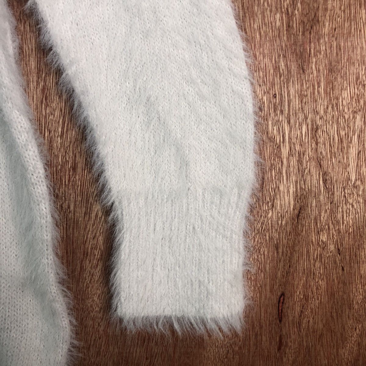 Homespun Knitwear × Japanese Brand Cinema Club Light Grey Mohair Knitwear Size US M / EU 48-50 / 2 - 4 Thumbnail