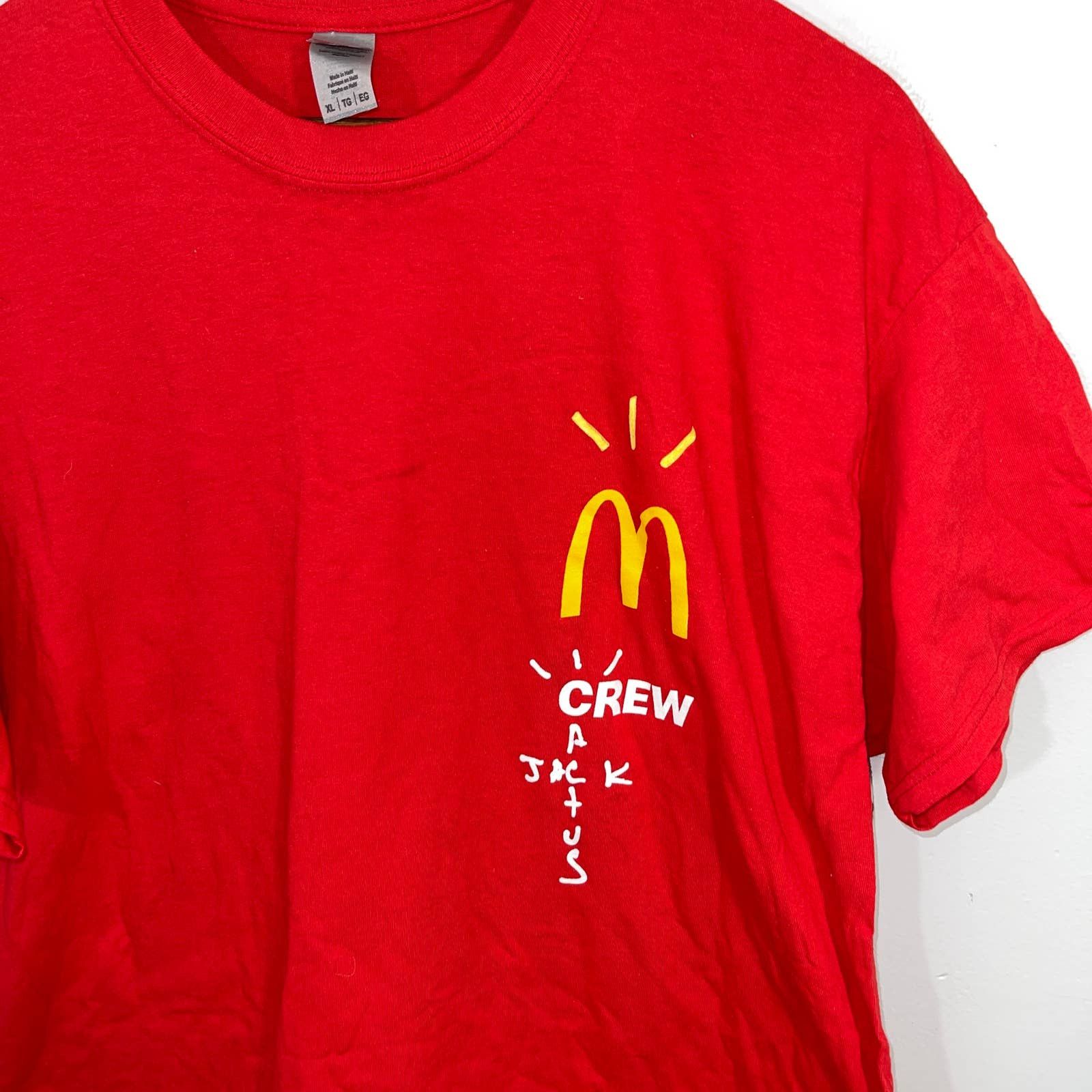 Gildan Travis Scott X McDonalds Crew Shirt Size US XL / EU 56 / 4 - 2 Thumbnail