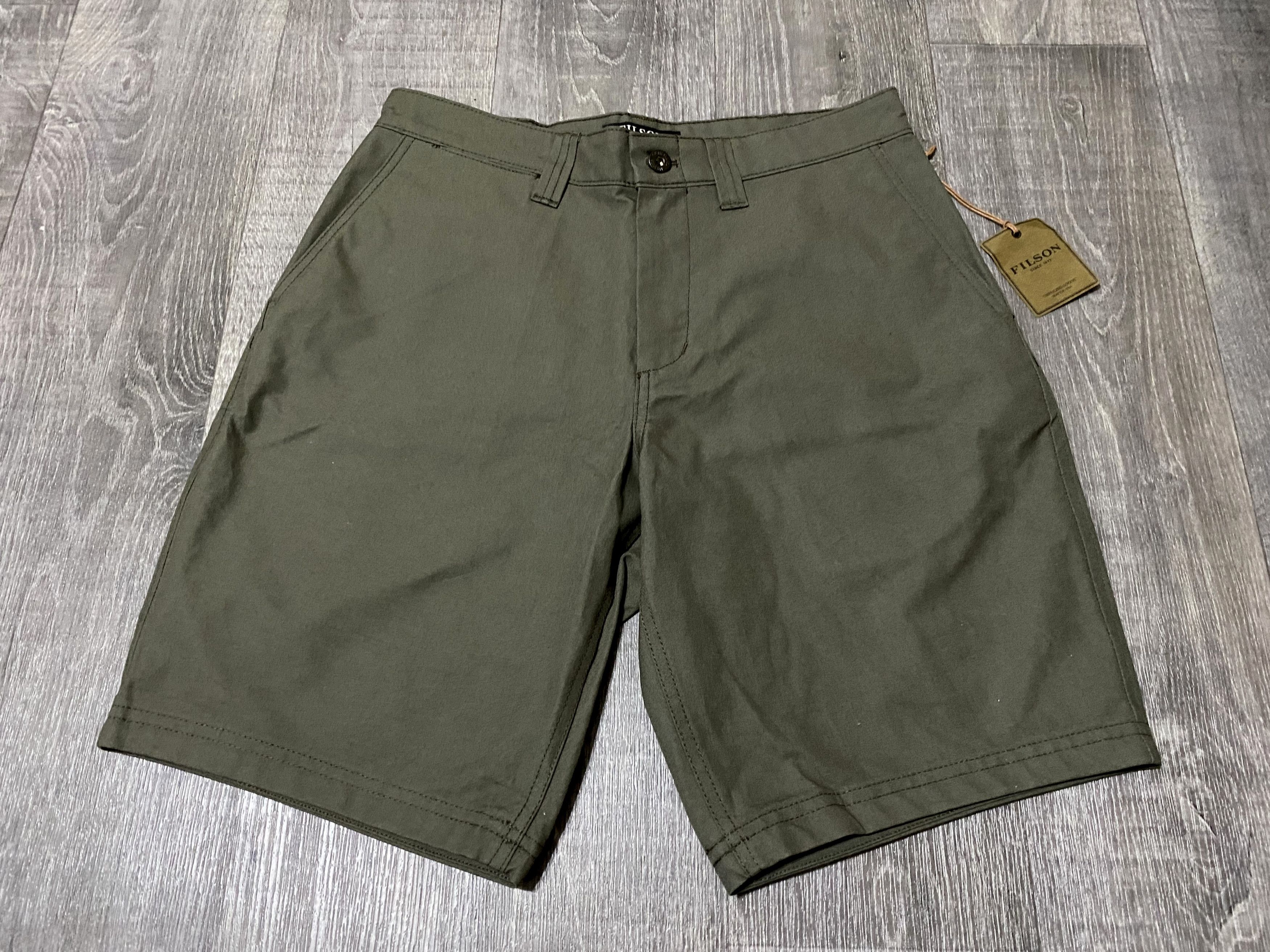 Filson C.C. Filson Co. Seattle Dry Shelter Cloth Shorts Ottergreen Size US 30 / EU 46 - 3 Thumbnail